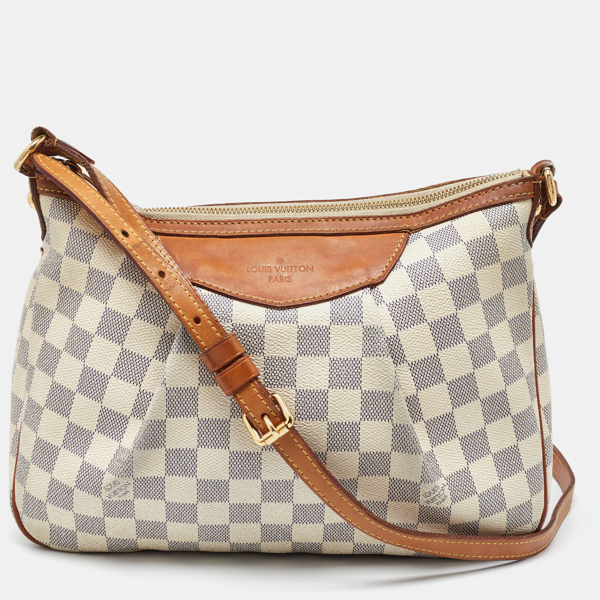 

Louis Vuitton Damier Azur Canvas Siracusa PM Bag, Grey