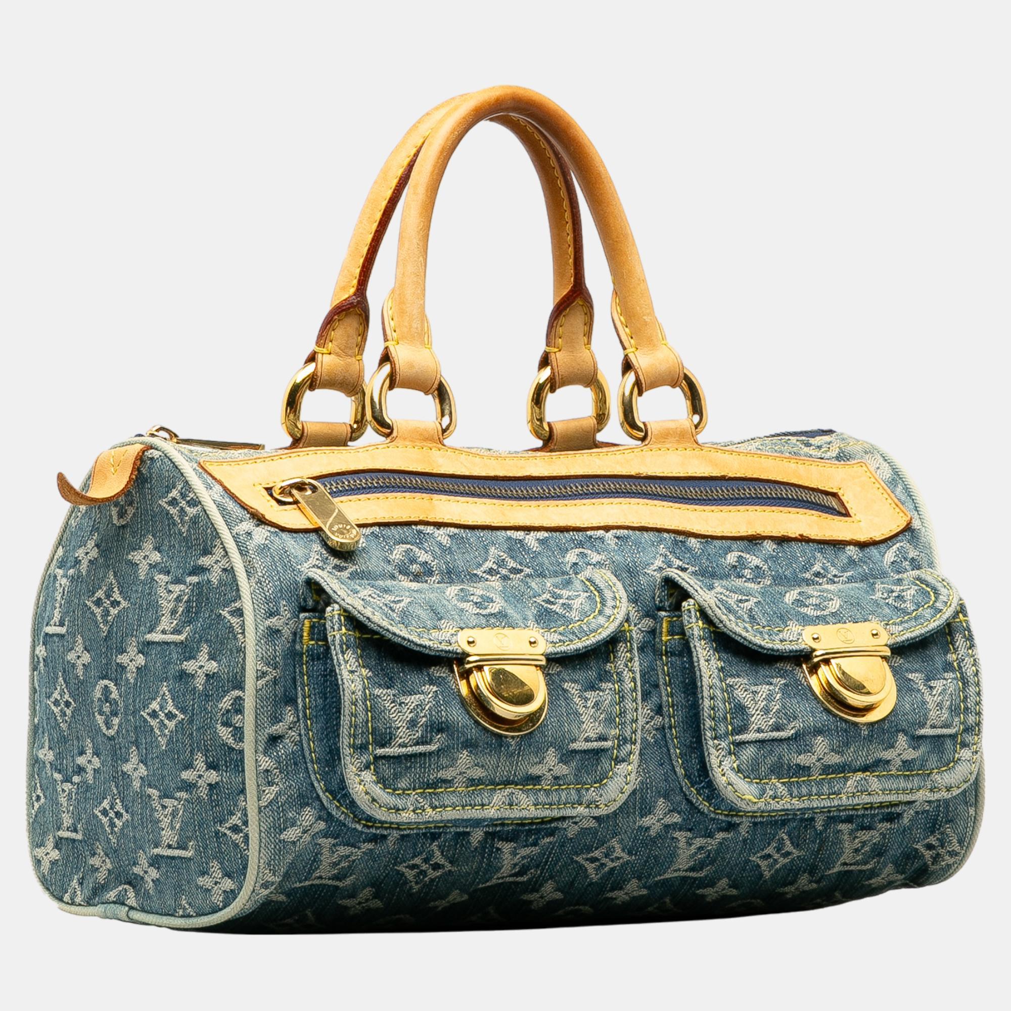 

Louis Vuitton Blue Monogram Denim Neo Speedy 30