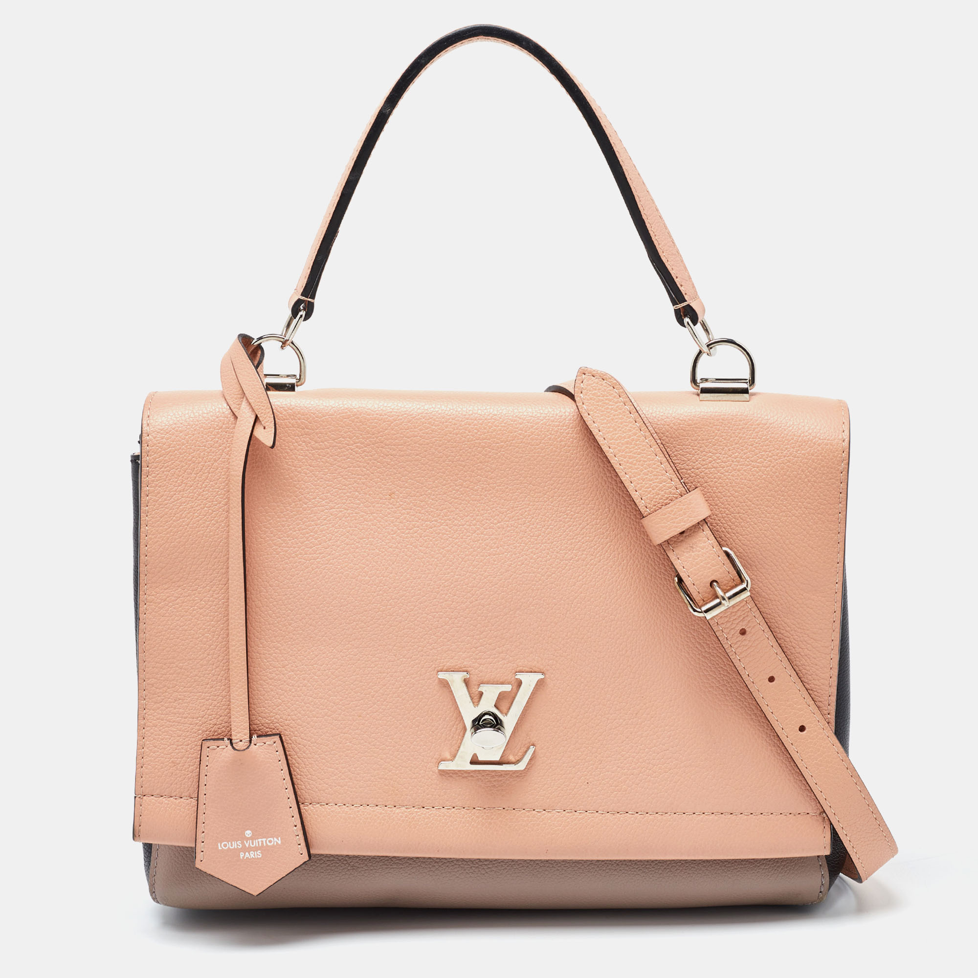 Pre-owned Louis Vuitton Multicolor Leather Lockme Ii Bag