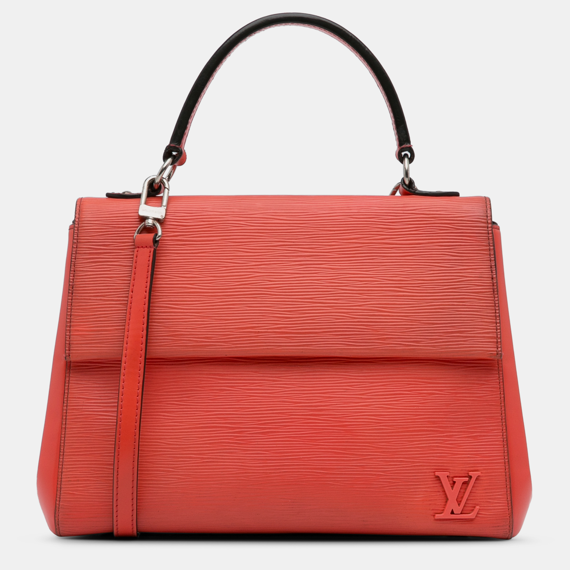 Pre-owned Louis Vuitton Epi Cluny Bb In Red