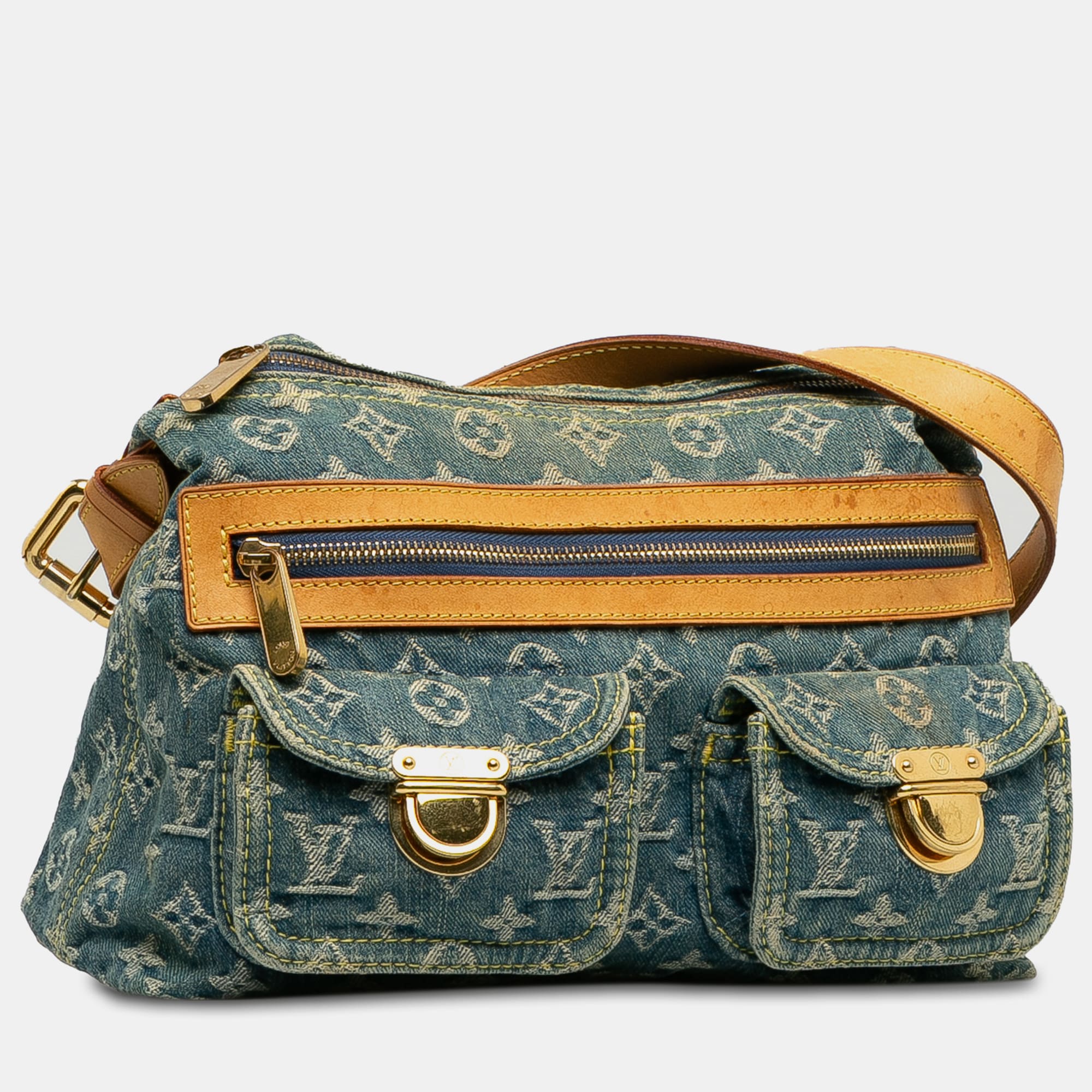 

Louis Vuitton Monogram Denim Baggy PM, Blue