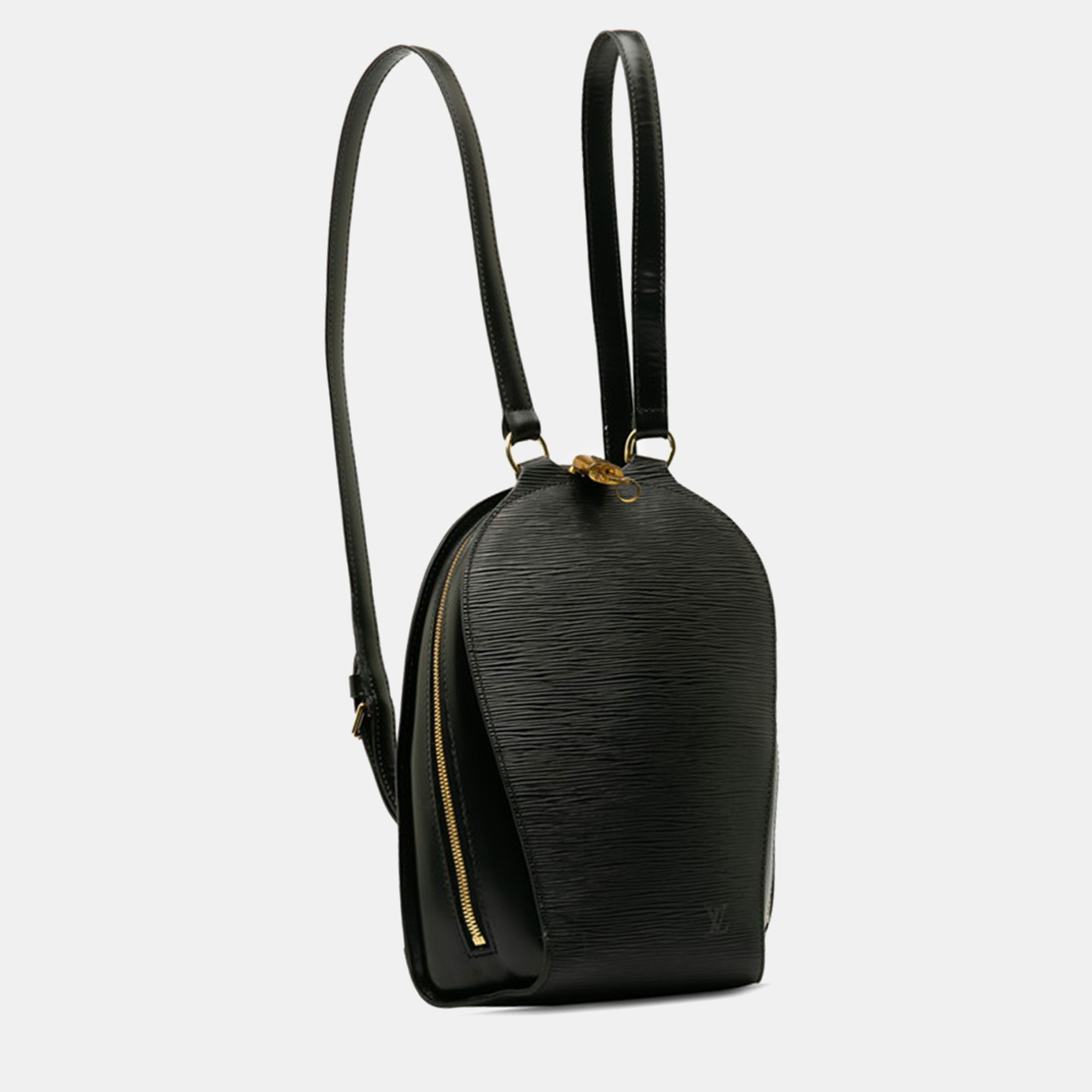 

Louis Vuitton Black Leather Epi Mabillon Backpack