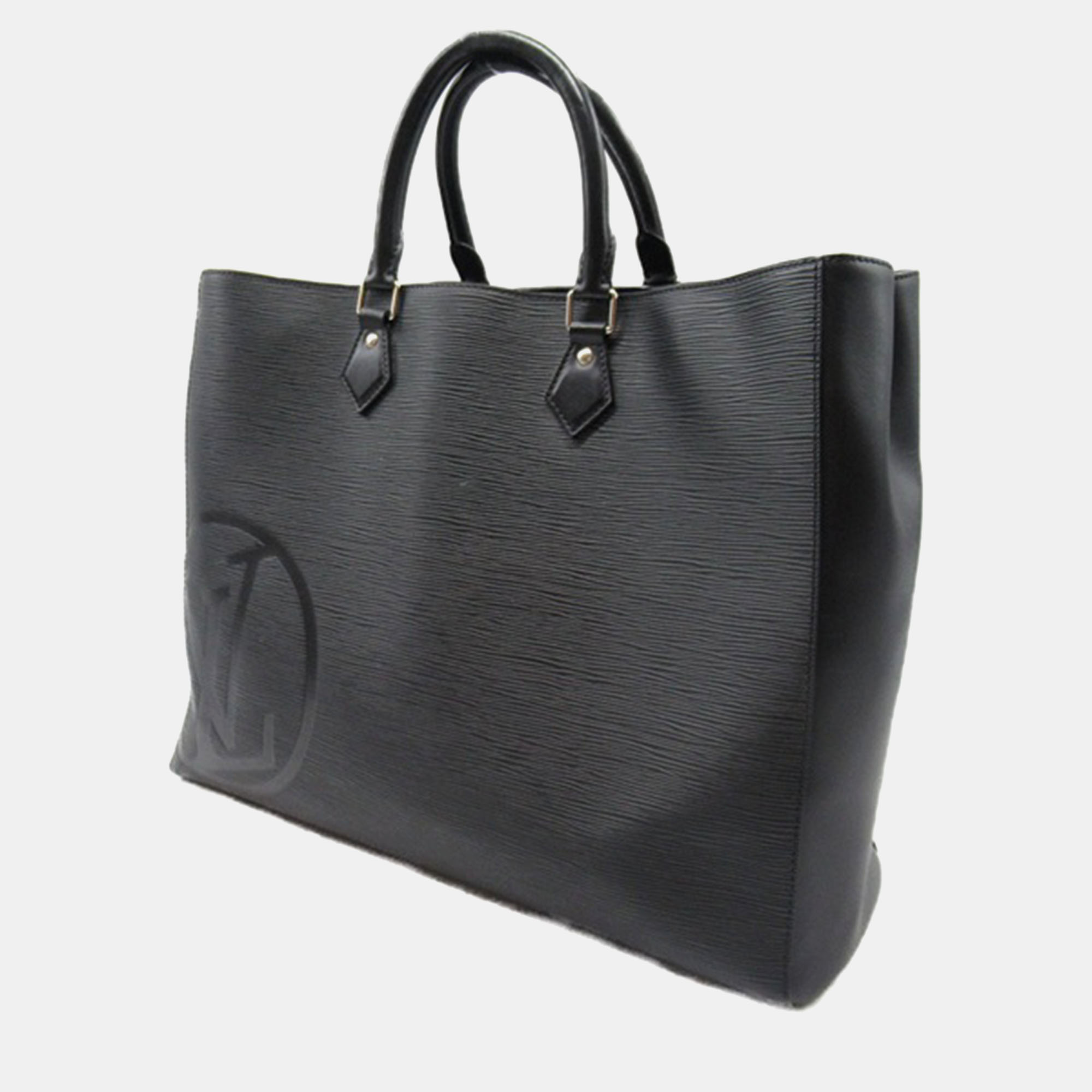 

Louis Vuitton Black Leather Epi Grand Sac Tote Bag