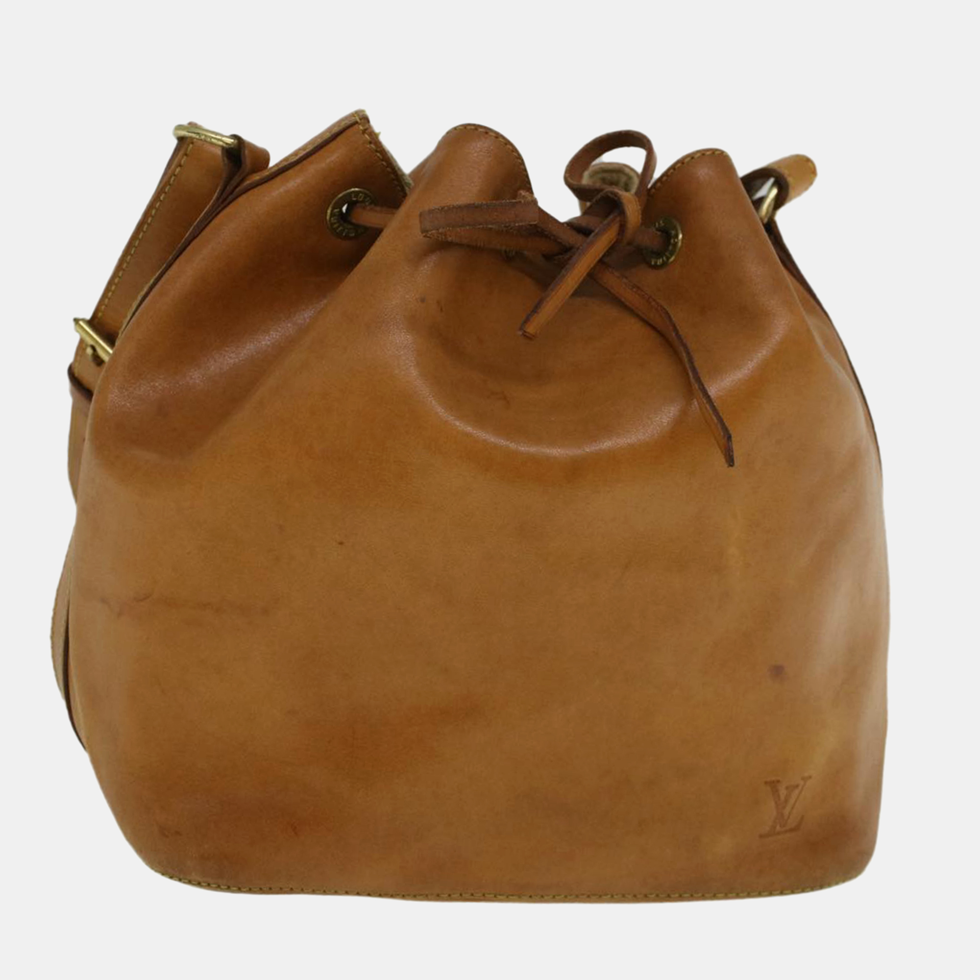 

Louis Vuitton brown leather Noé Bucket bag