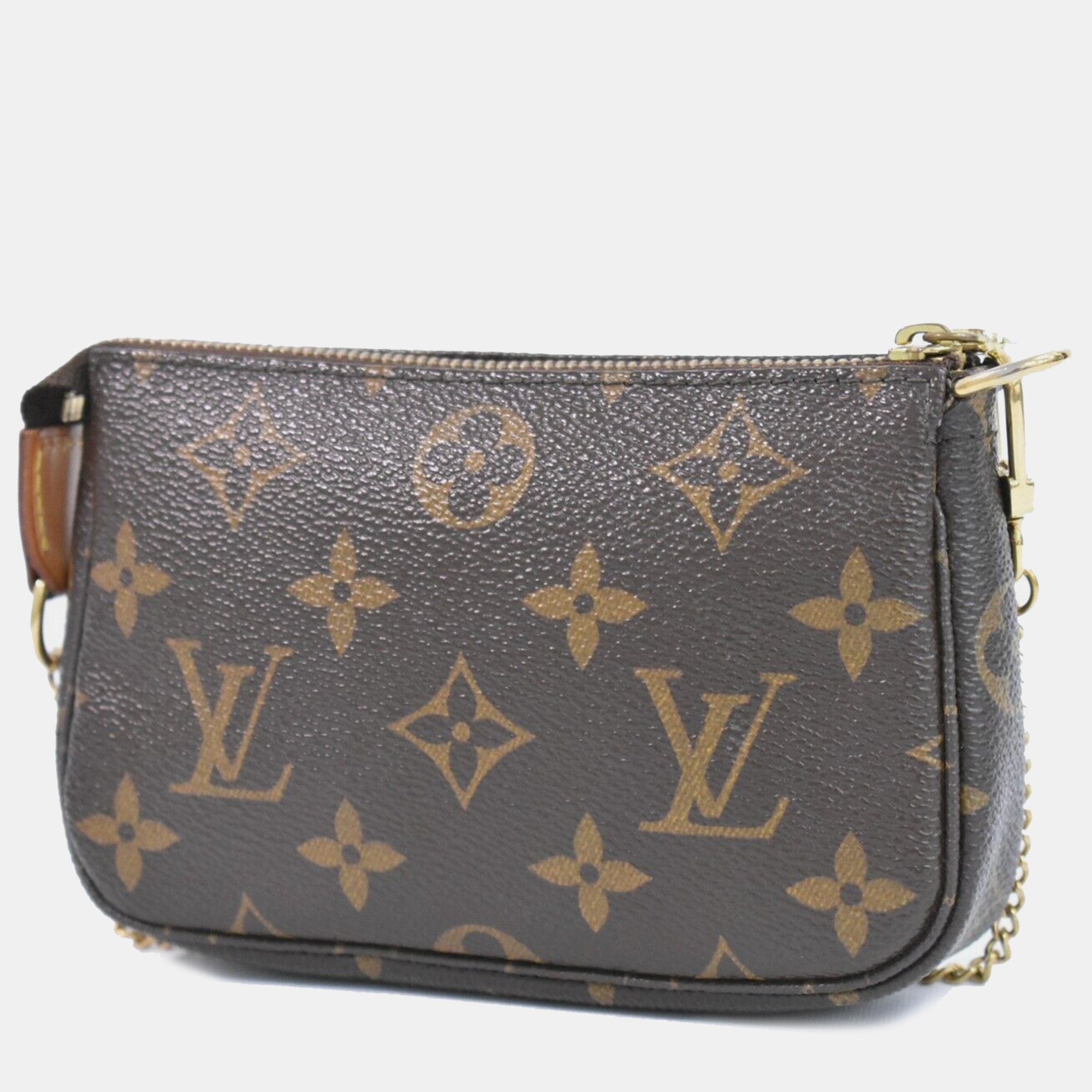 

Louis Vuitton Monogram Canvas Mini Trunks & Bags Pochette, Brown