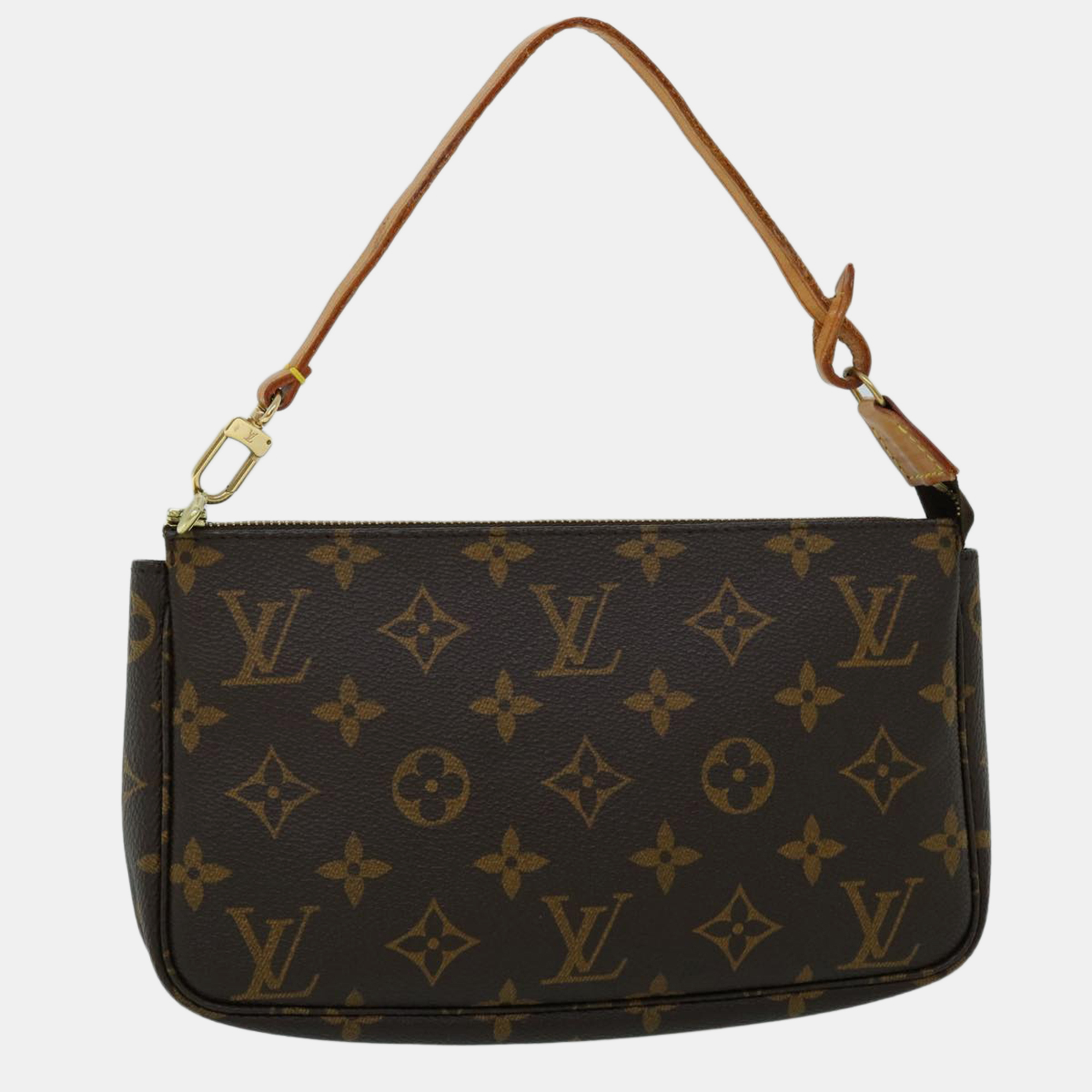 

Louis Vuitton Canvas Pochette Accessoires Shoulder Bags, Brown
