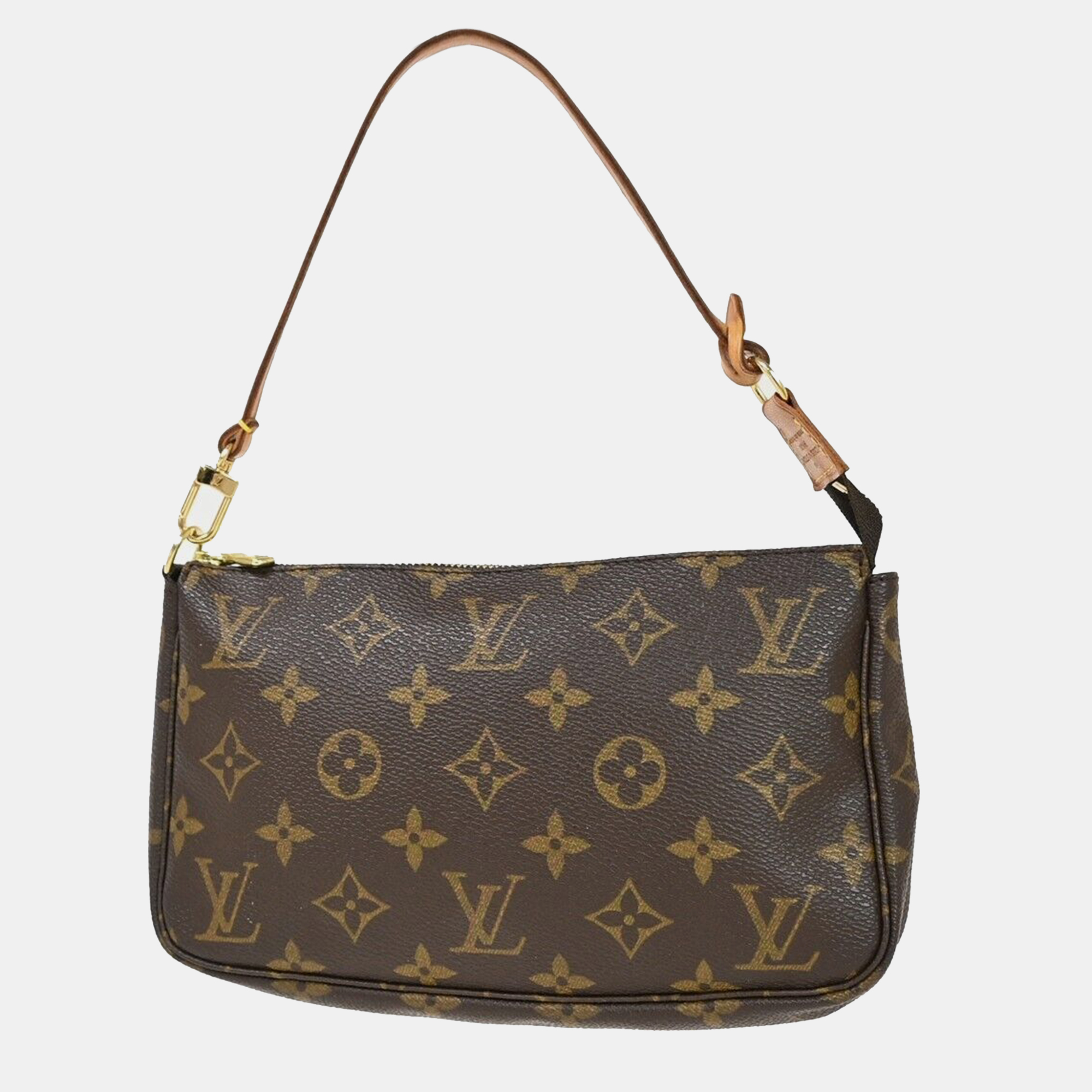 

Louis Vuitton Canvas Pochette Accessoires Shoulder Bags, Brown