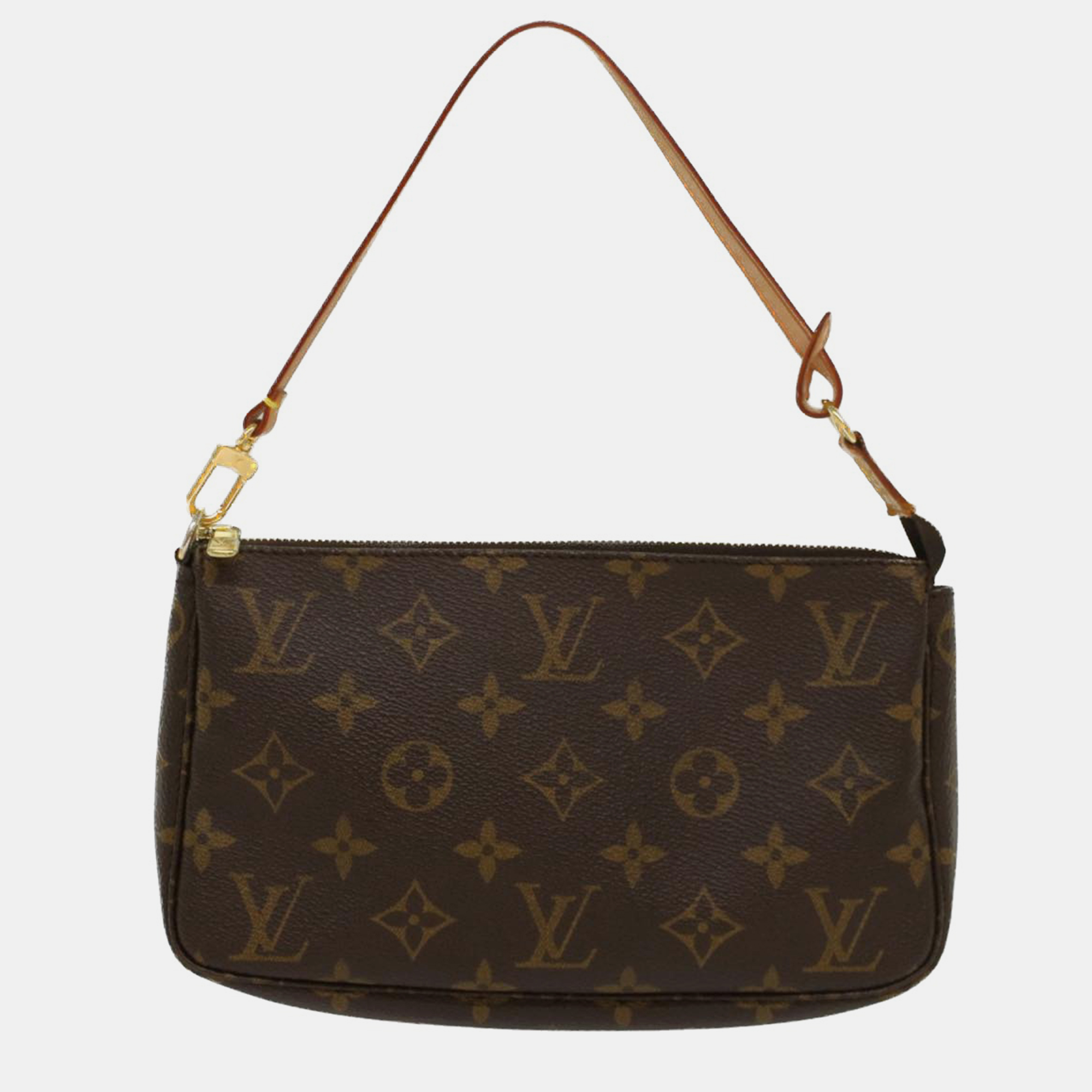 

Louis Vuitton Canvas Pochette Accessoires Shoulder Bags, Brown