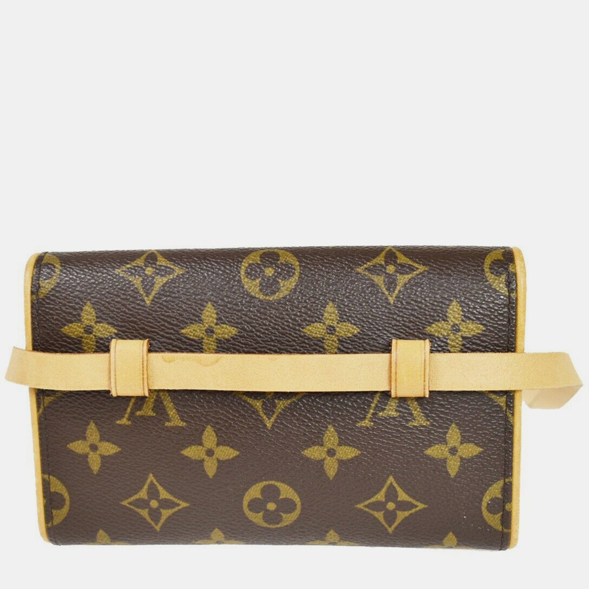 

Louis Vuitton Monogram Canvas Florentine Clutch Bag, Brown