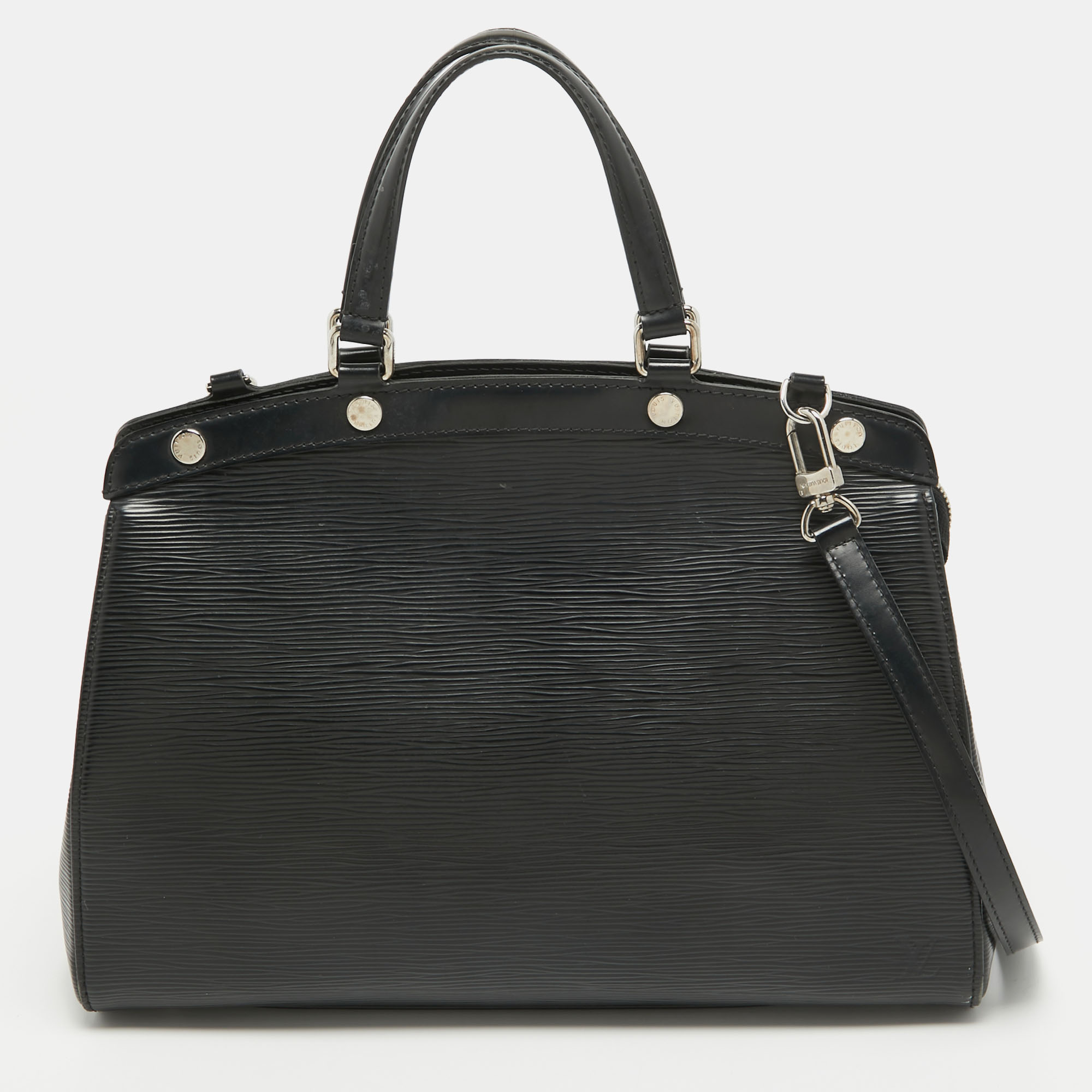 Pre-owned Louis Vuitton Black Epi Leather Brea Mm Bag