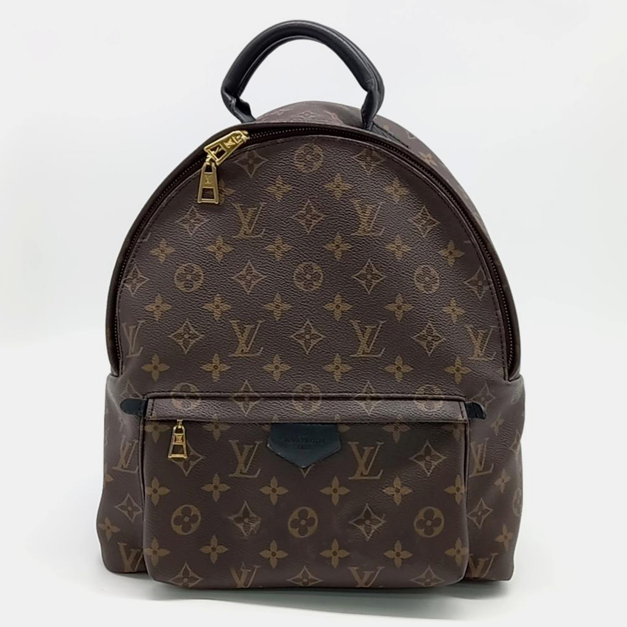 Pre-owned Louis Vuitton Palm Springs Backpack Mm In Brown