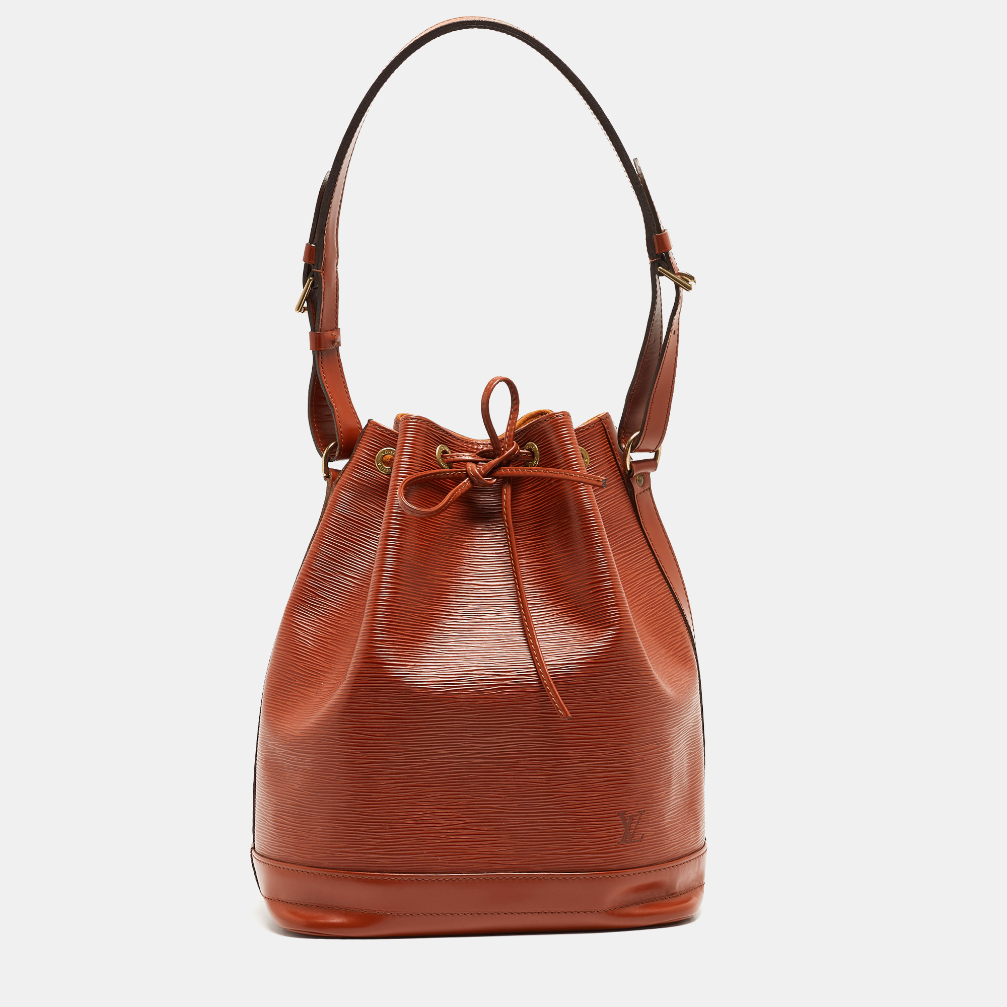 

Louis Vuitton Cipango Gold Epi Leather  Noe Bag, Brown