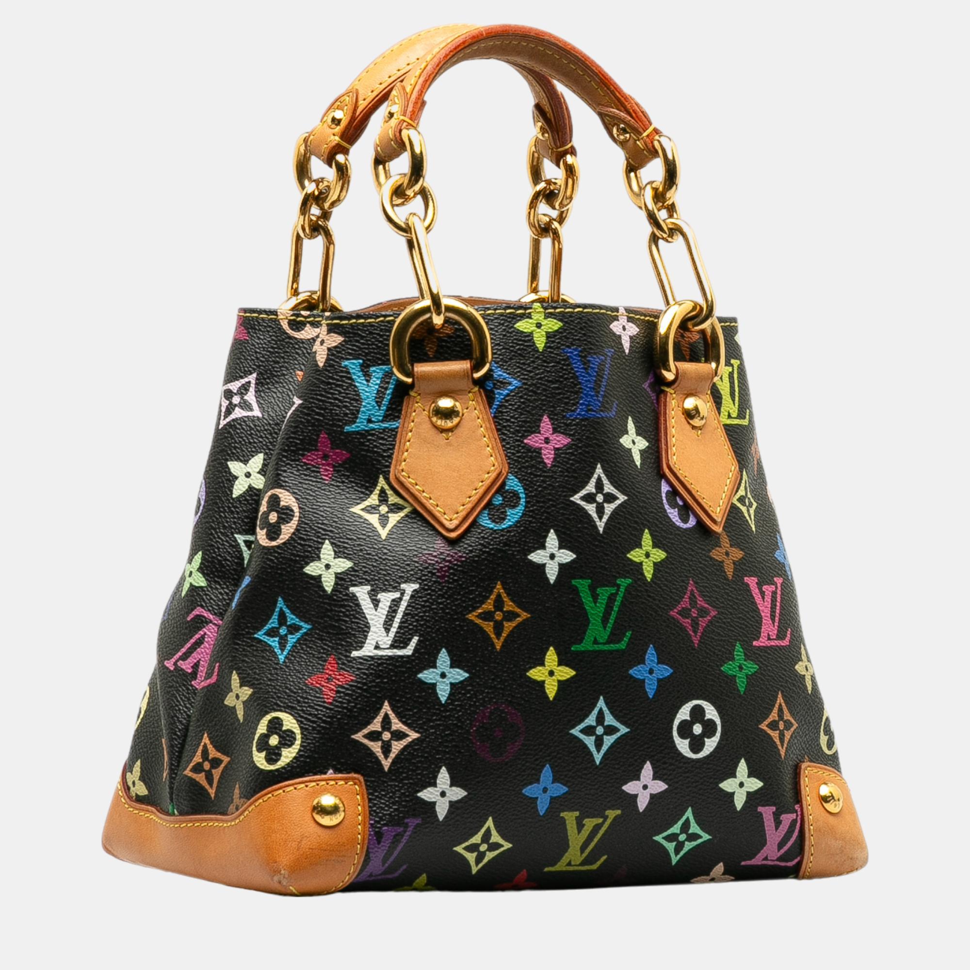 

Louis Vuitton Black Monogram Multicolore Audra