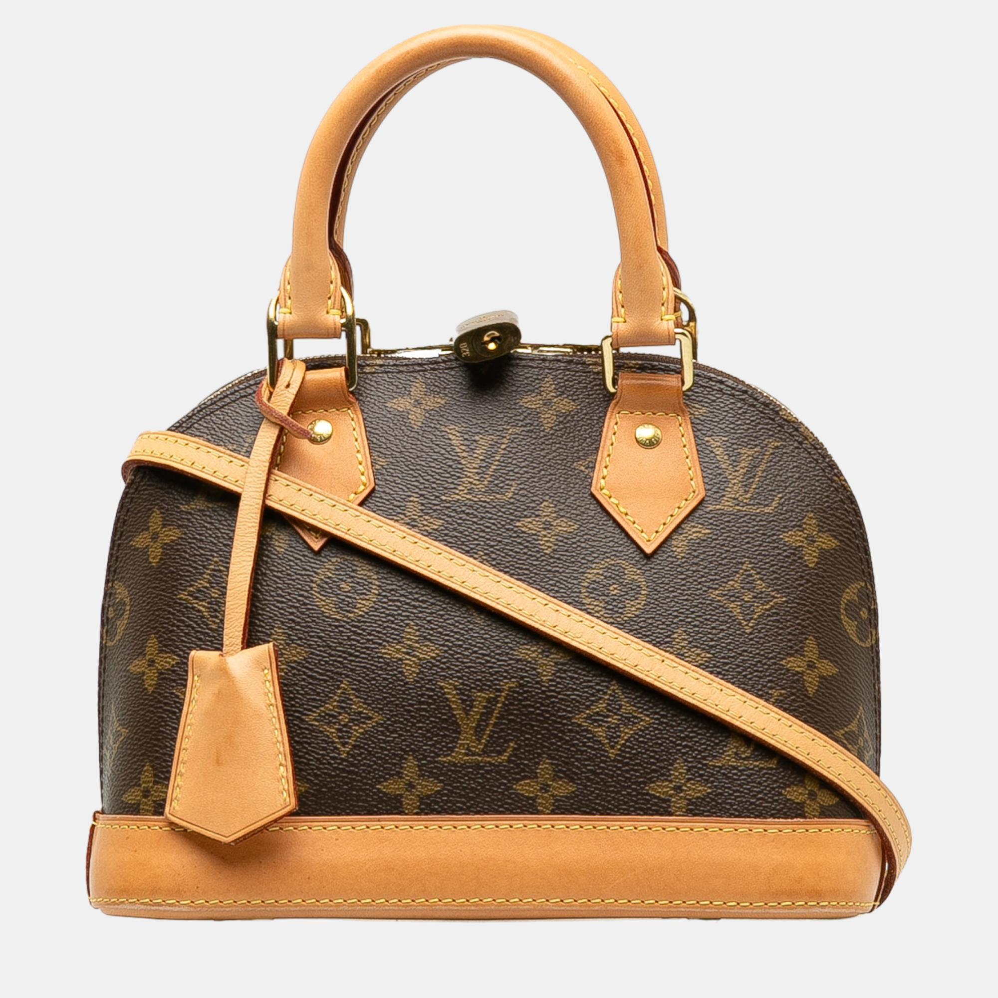 

Louis Vuitton Brown Monogram Alma BB