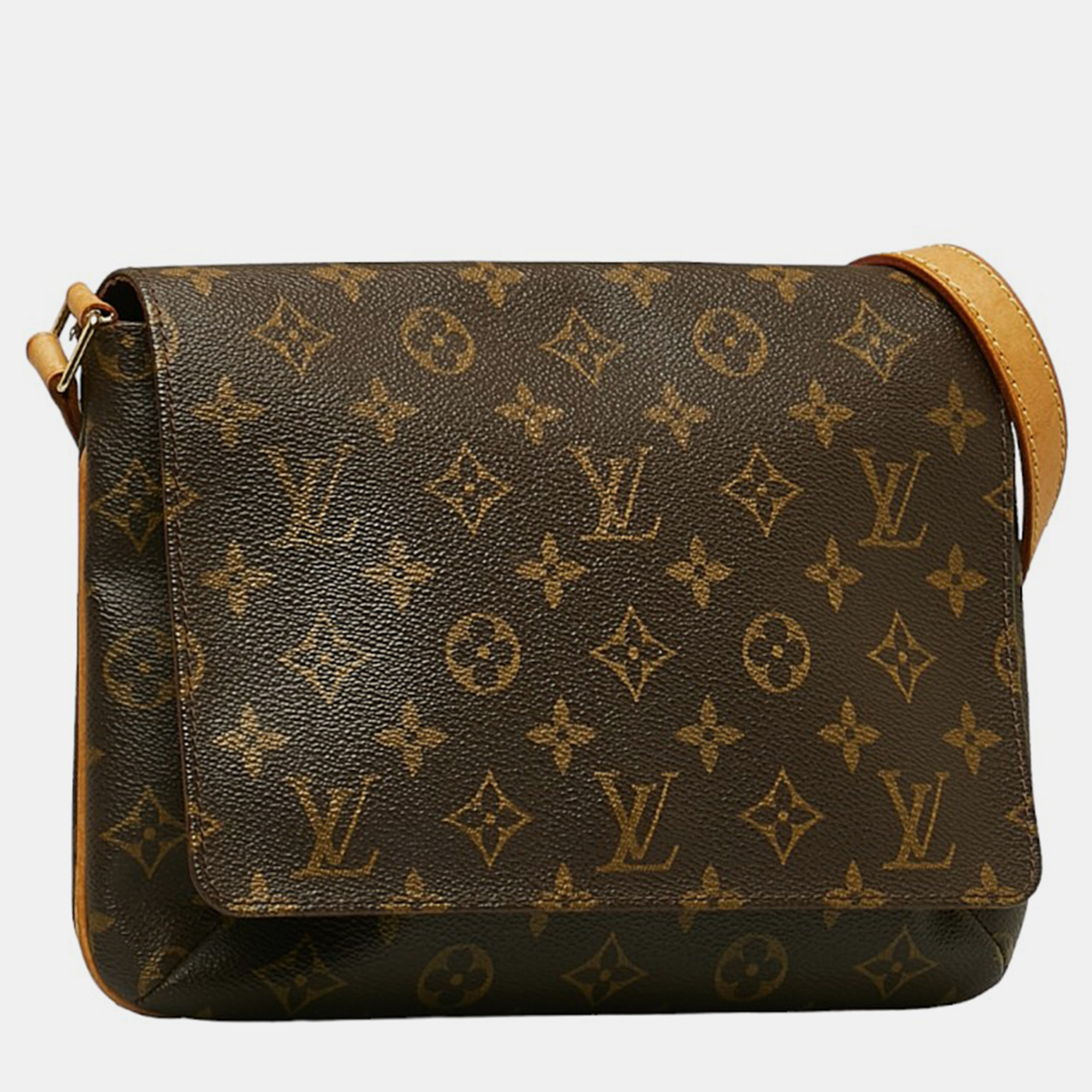 

Louis Vuitton Brown Canvas Monogram Musette Tango Short Strap Bag
