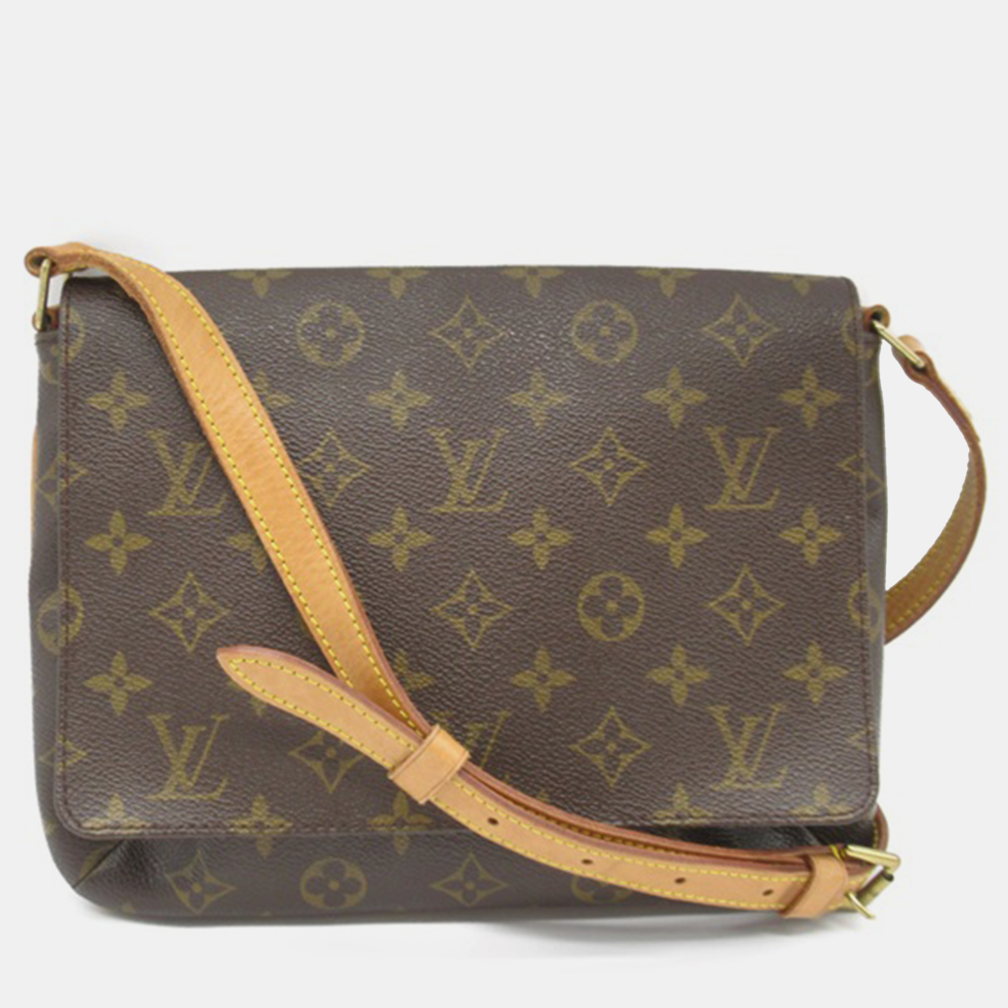 

Louis Vuitton Brown Canvas Monogram Musette Tango Long Strap Shoulder Bags