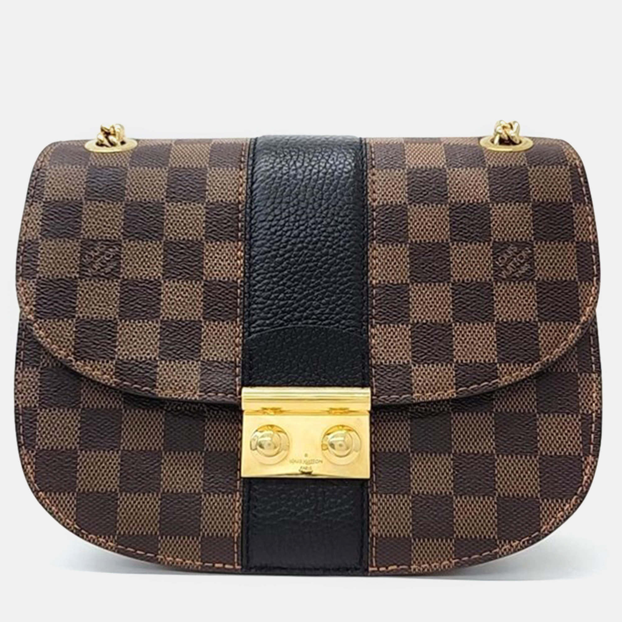 

Louis Vuitton Black/Brown Damier Ebene Canvas Wight Shoulder Bag