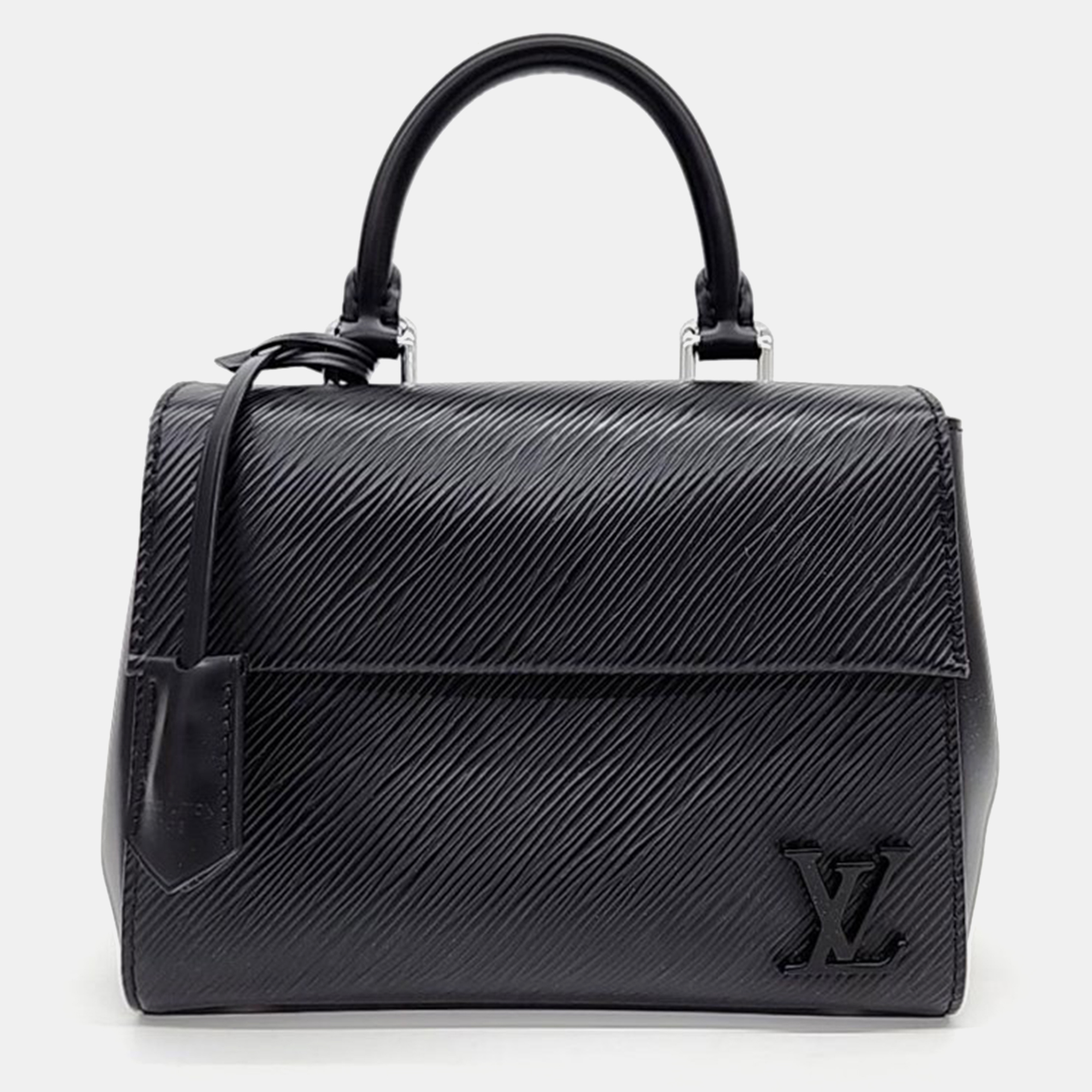 Pre-owned Louis Vuitton Epi Cluny Mini Bag In Black