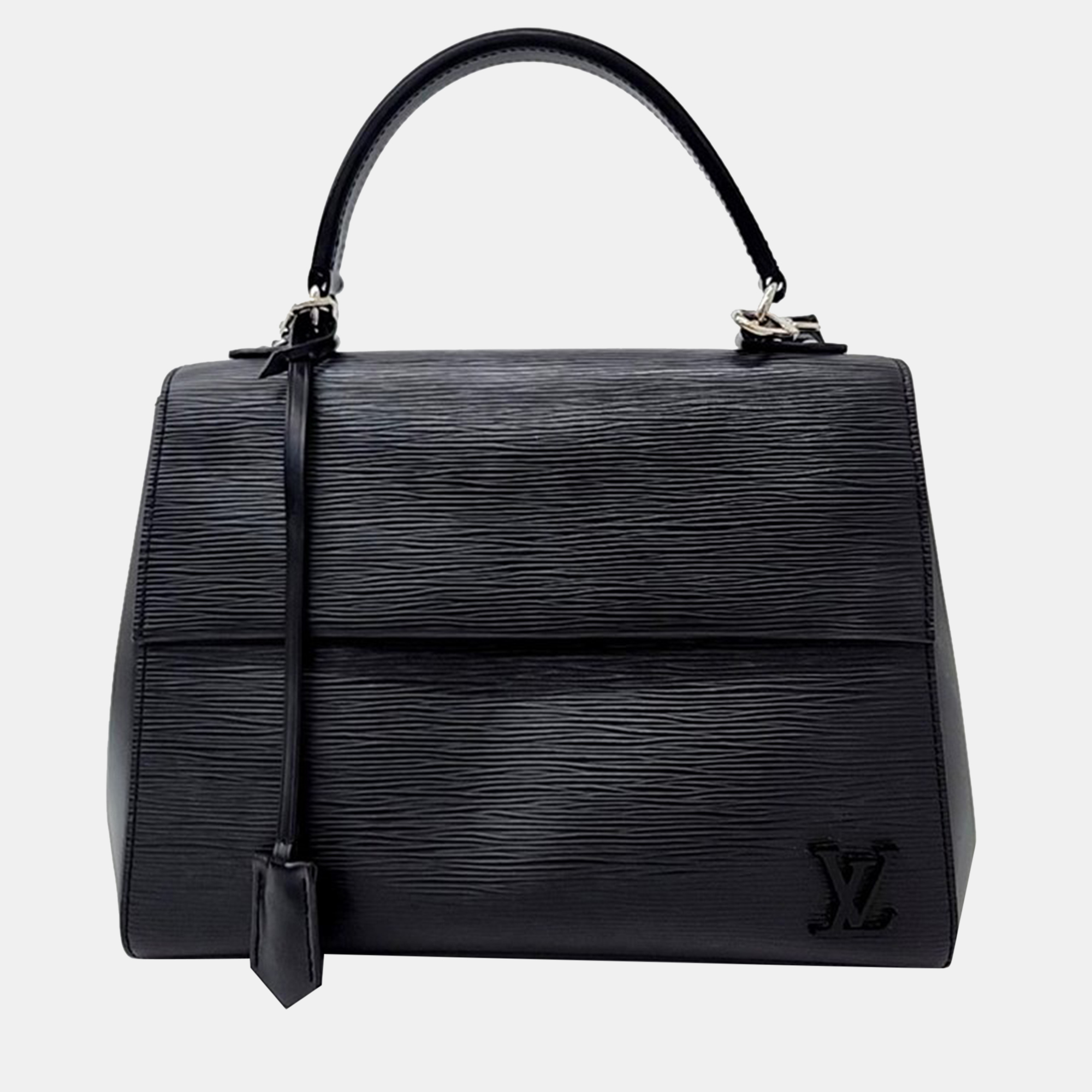 Pre-owned Louis Vuitton Epi Cluny Mm M41302 Bag In Black