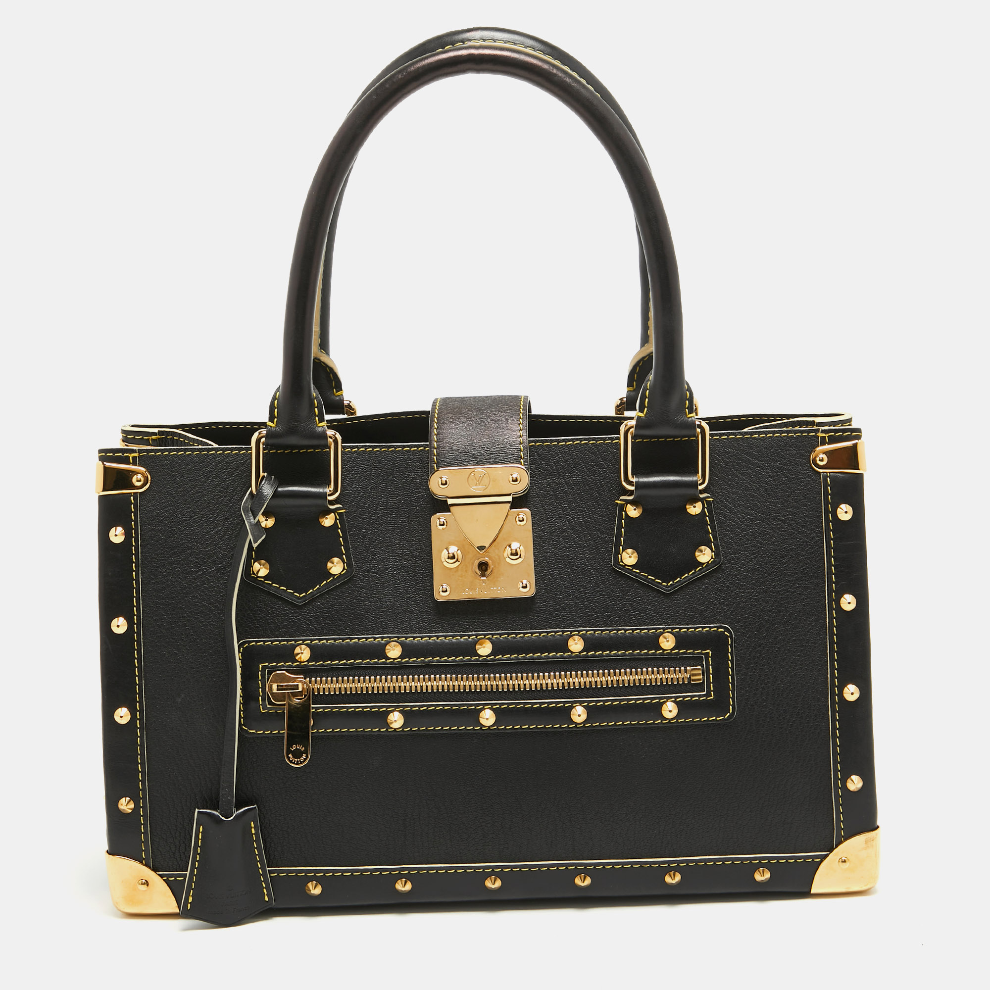 

Louis Vuitton Black Suhali Leather Le Fabuleux Bag