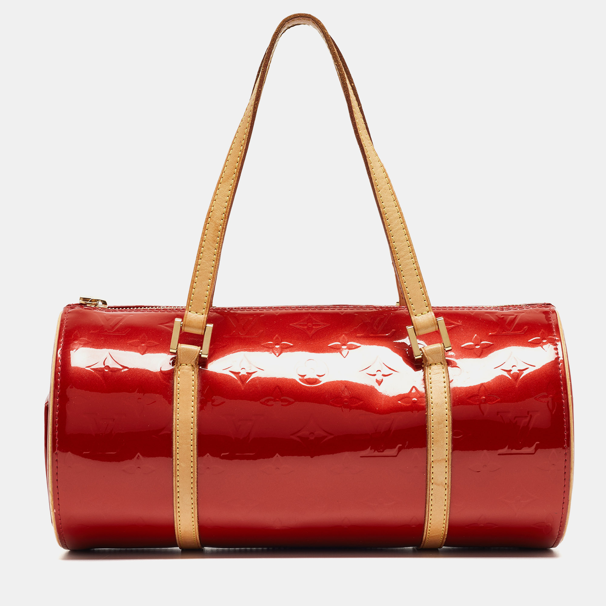 

Louis Vuitton Pomme D’amour Monogram Vernis Papillon 30 Bag, Red