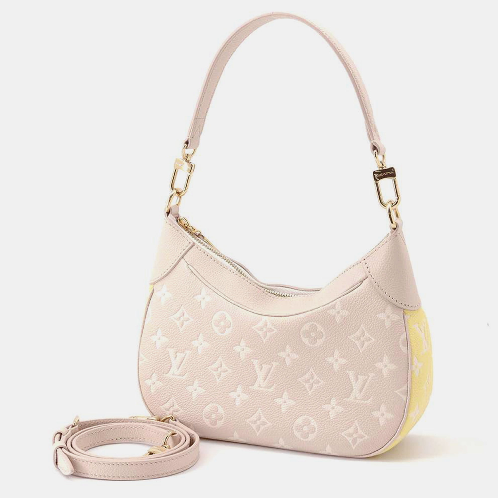 Pre-owned Louis Vuitton Pink Monogram Empreinte Spring In The City Bagatelle Nm Bag