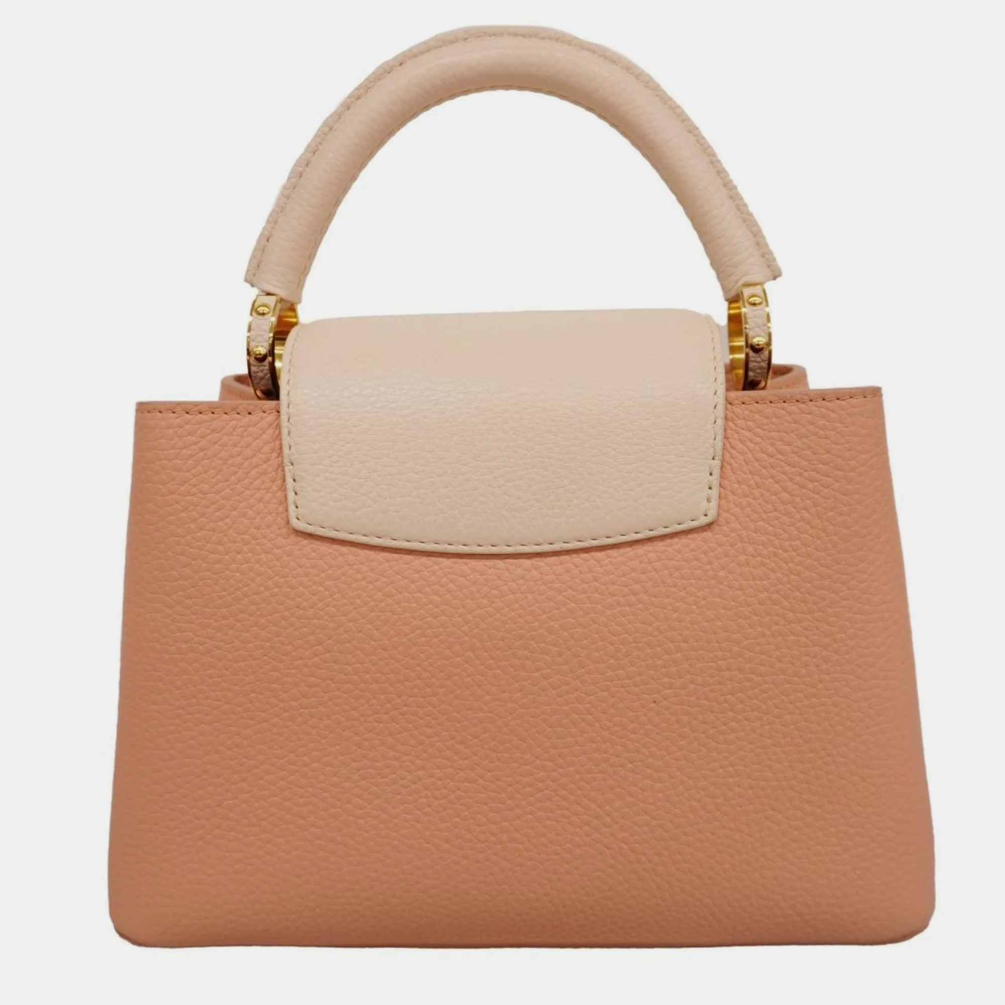 

Louis Vuitton Pink Leather  Capucines Top Handle Bags