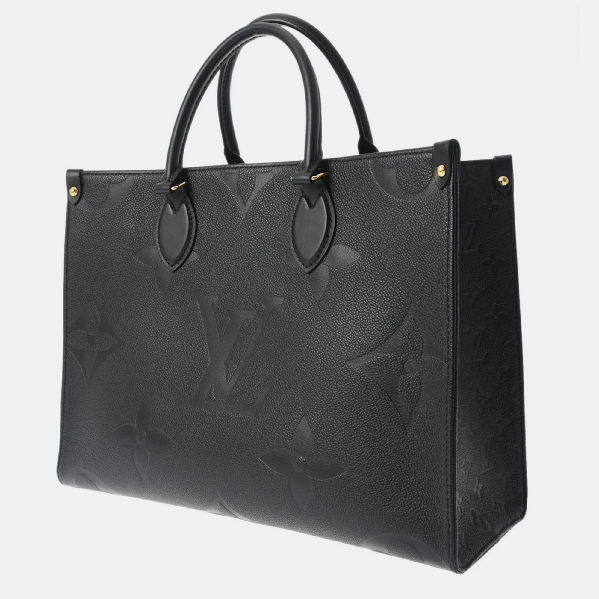 

Louis Vuitton Leather  Onthego Totes, Black