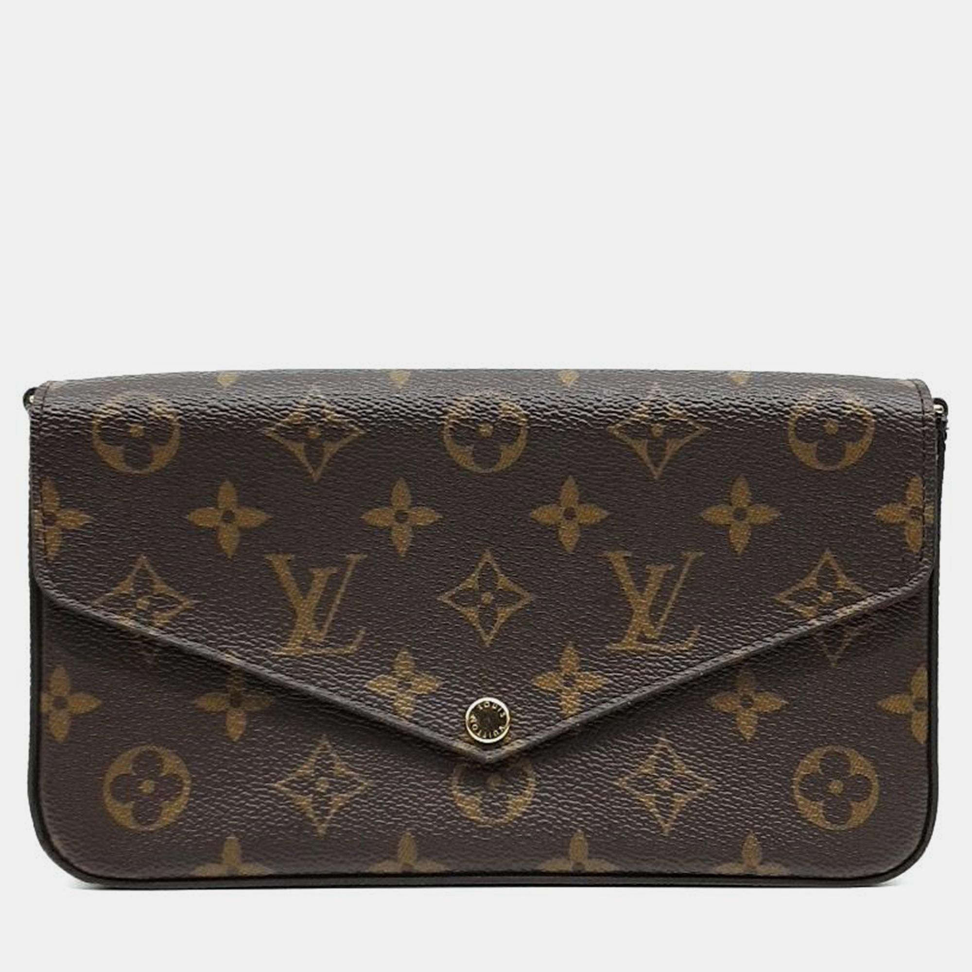 

Louis Vuitton Monogram Pochette Felicie M61276 handbag, Brown