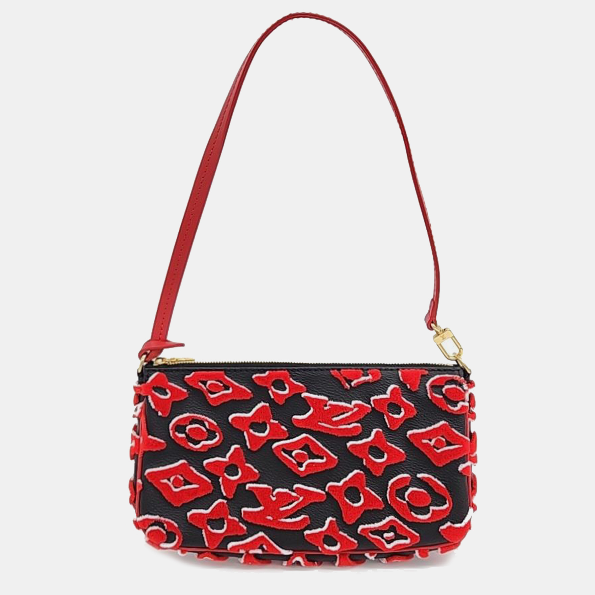 

Louis Vuitton X Urs Fischer Red/Black Pochette Accessoires bag