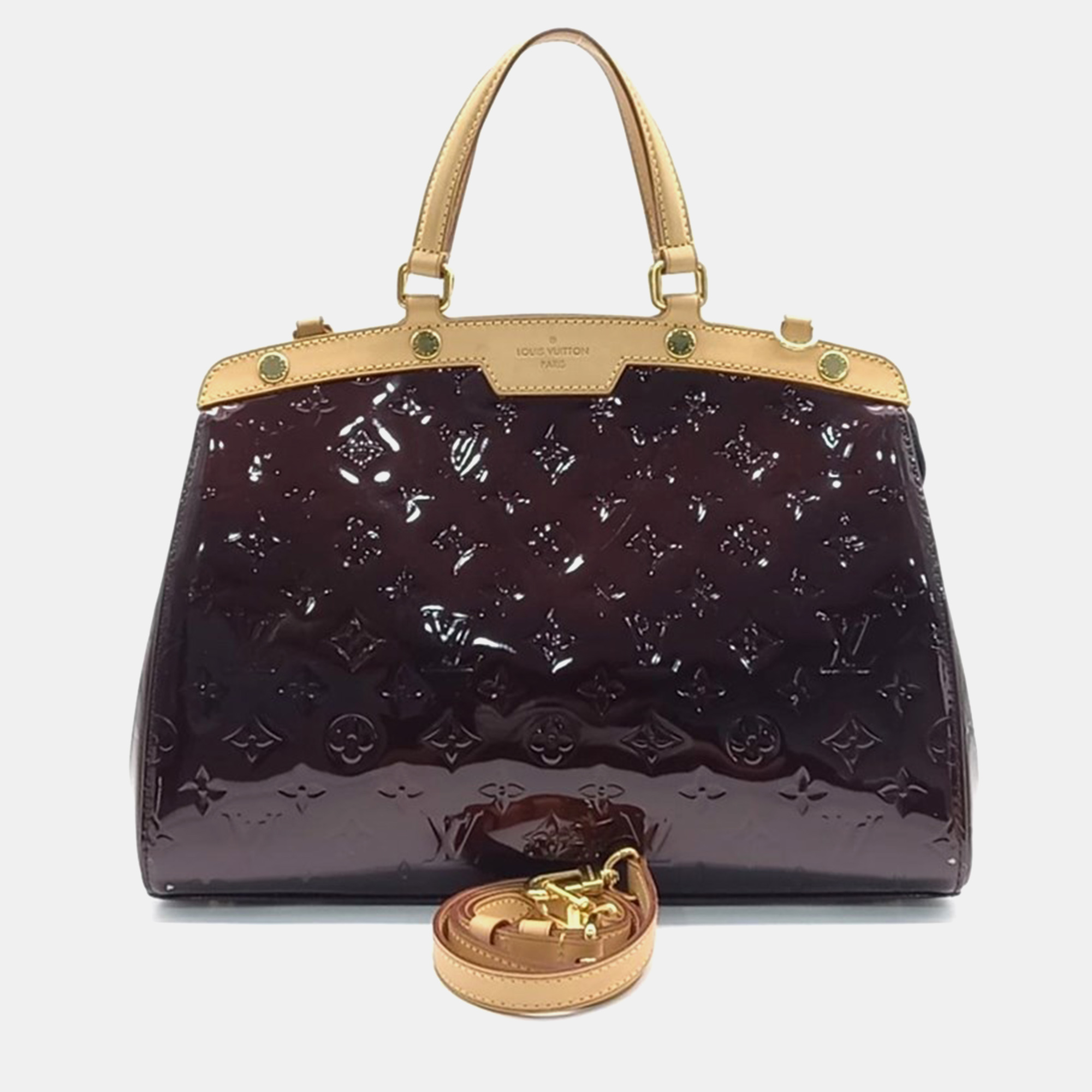 

Louis Vuitton Vernis Brea Handbag, Black