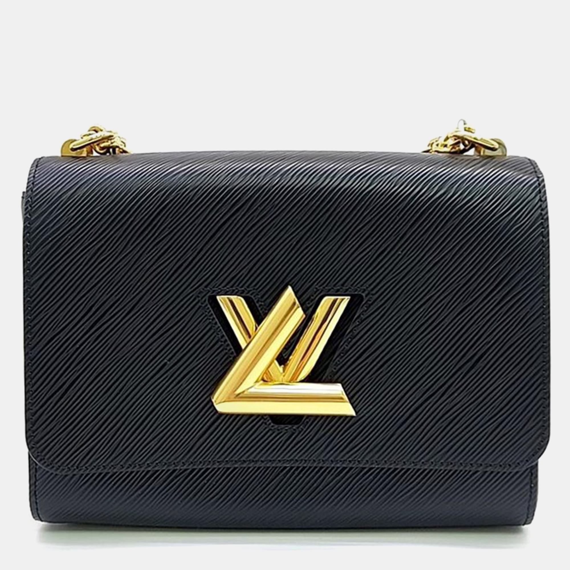 

Louis Vuitton Black Epi Leather Twist MM Shoulder Bag