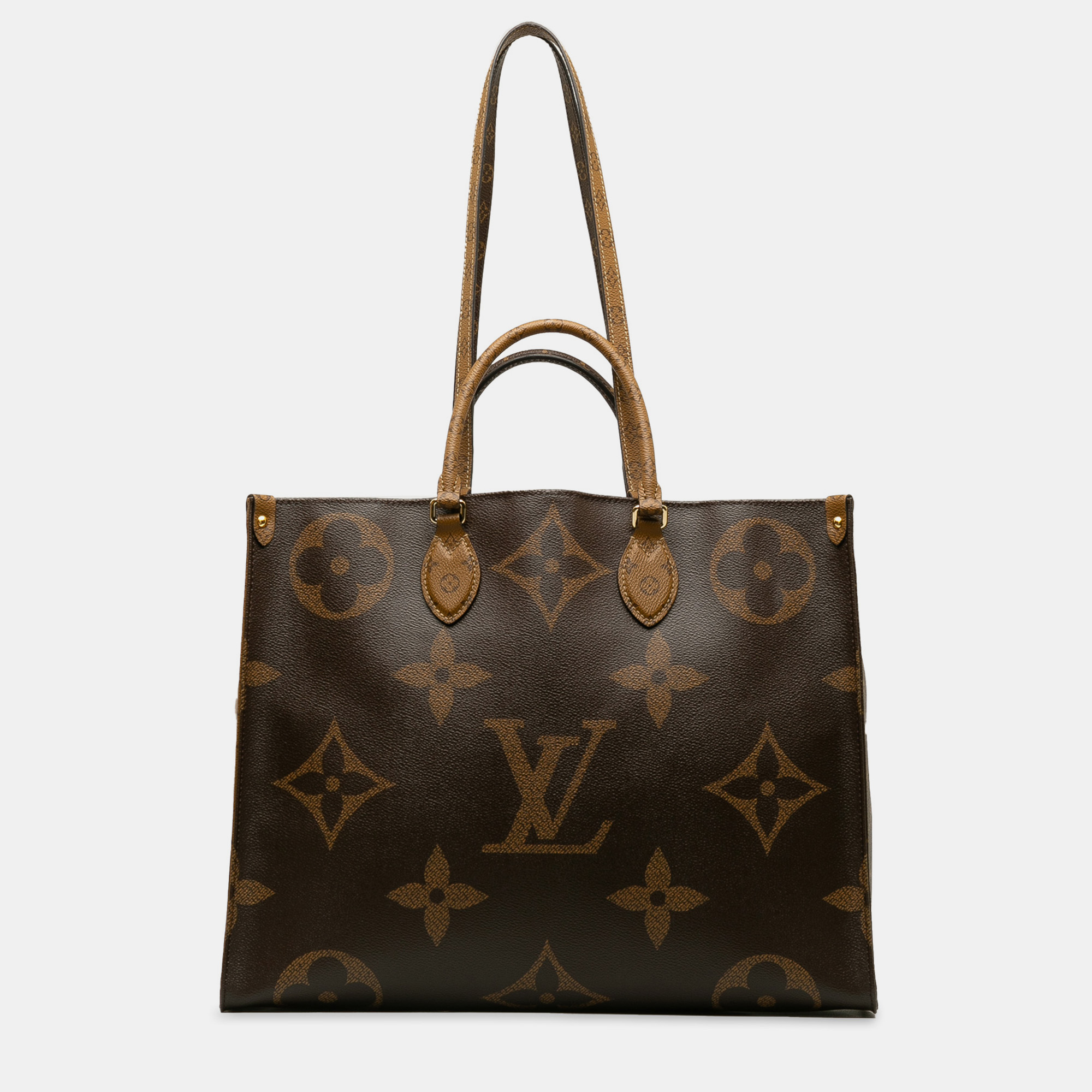 

Louis Vuitton Monogram Reverse Giant OnTheGo GM, Brown