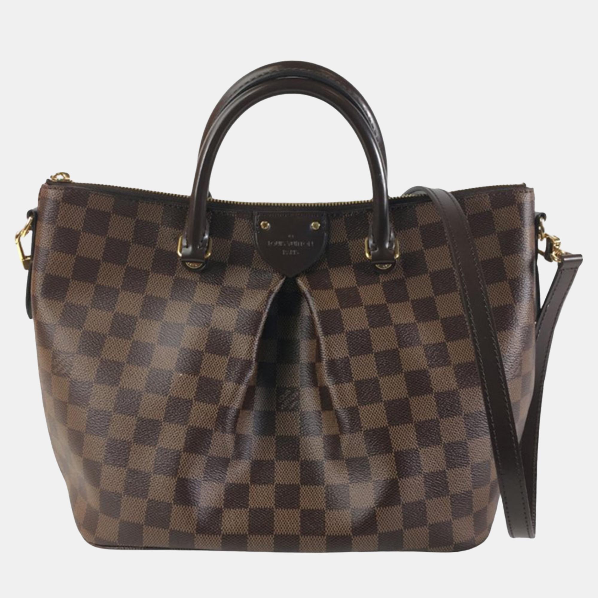 

Louis Vuitton Brown Damier Ebene Siena MM