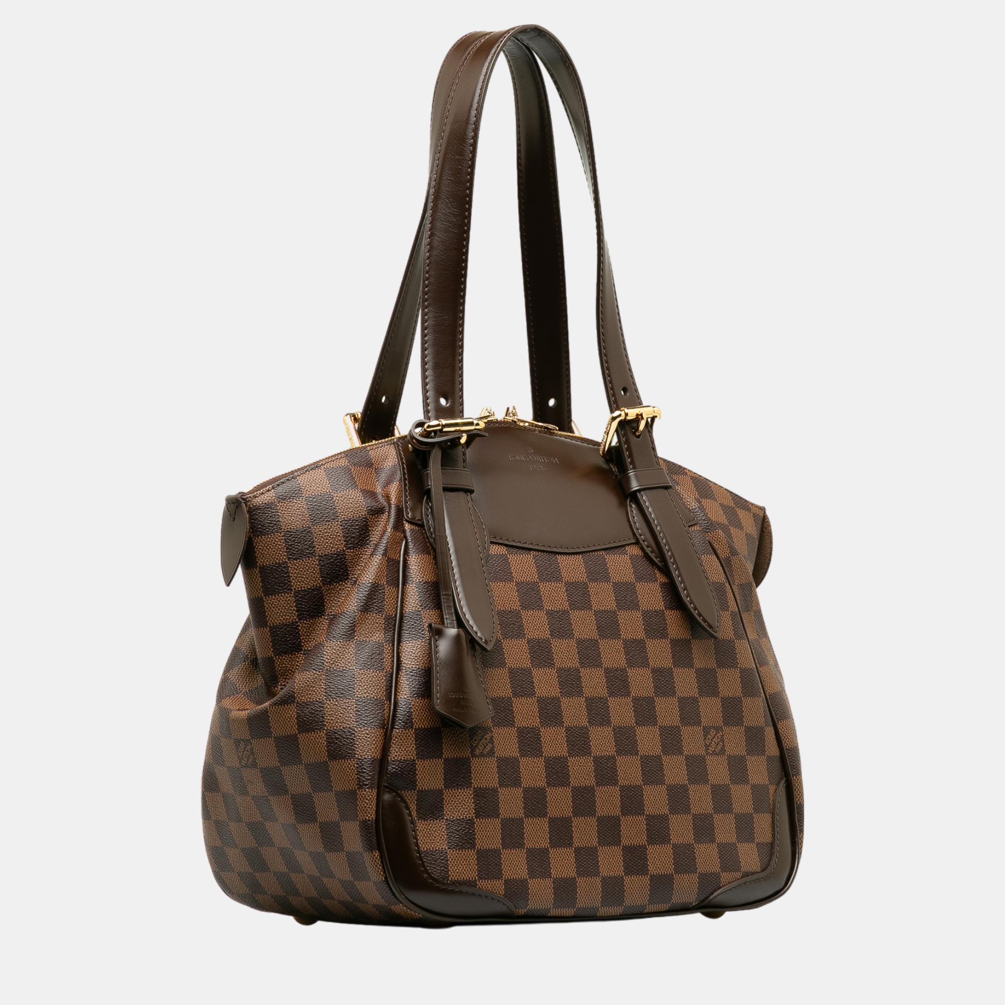 

Louis Vuitton Brown Damier Ebene Verona MM