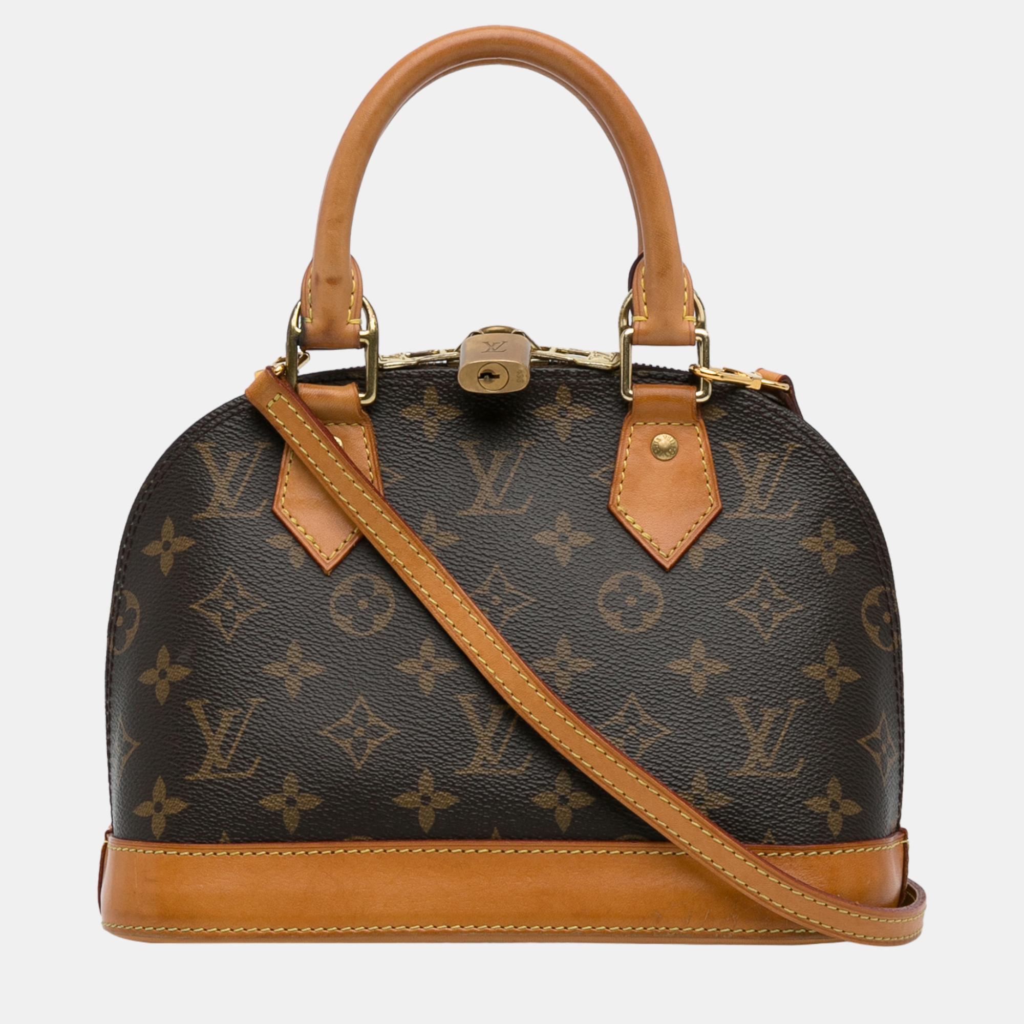 

Louis Vuitton Brown Monogram Alma BB