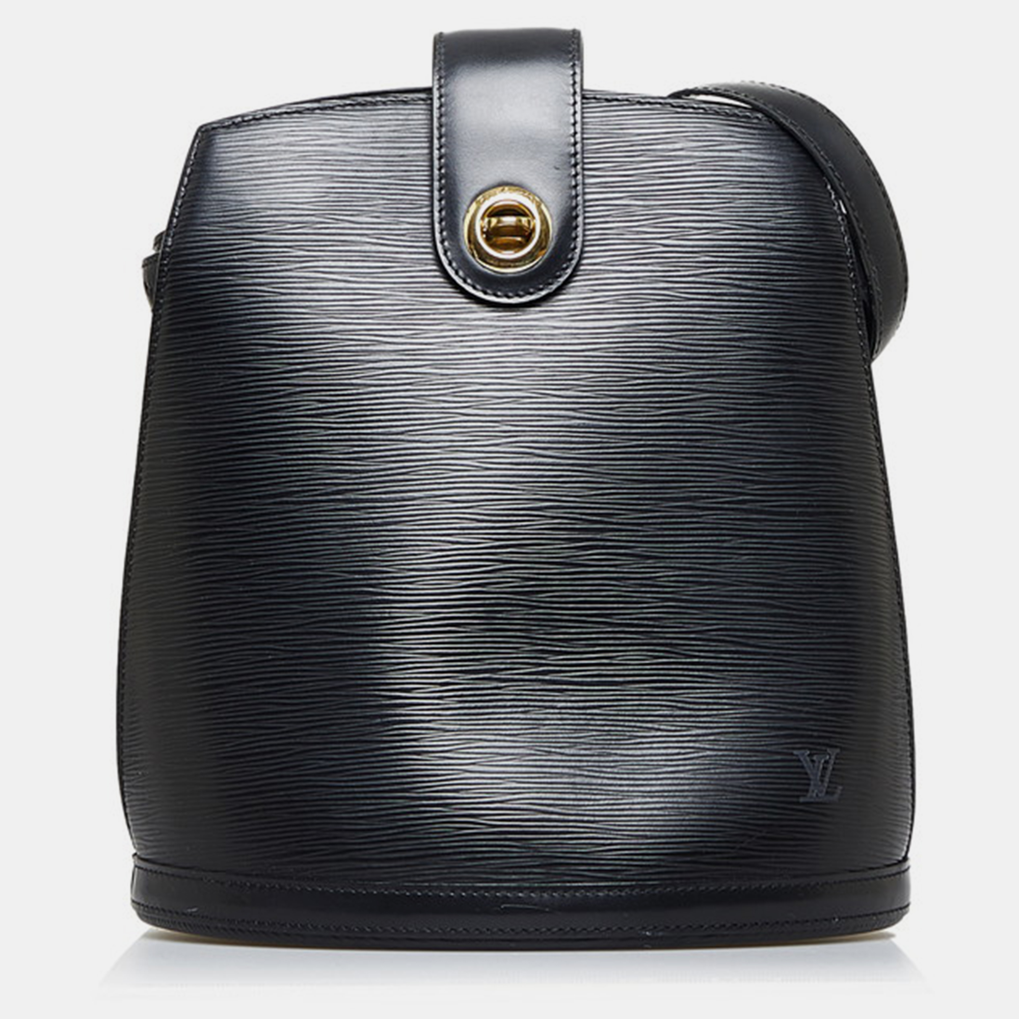 

Louis Vuitton Black Leather Epi Cluny Shoulder Bag