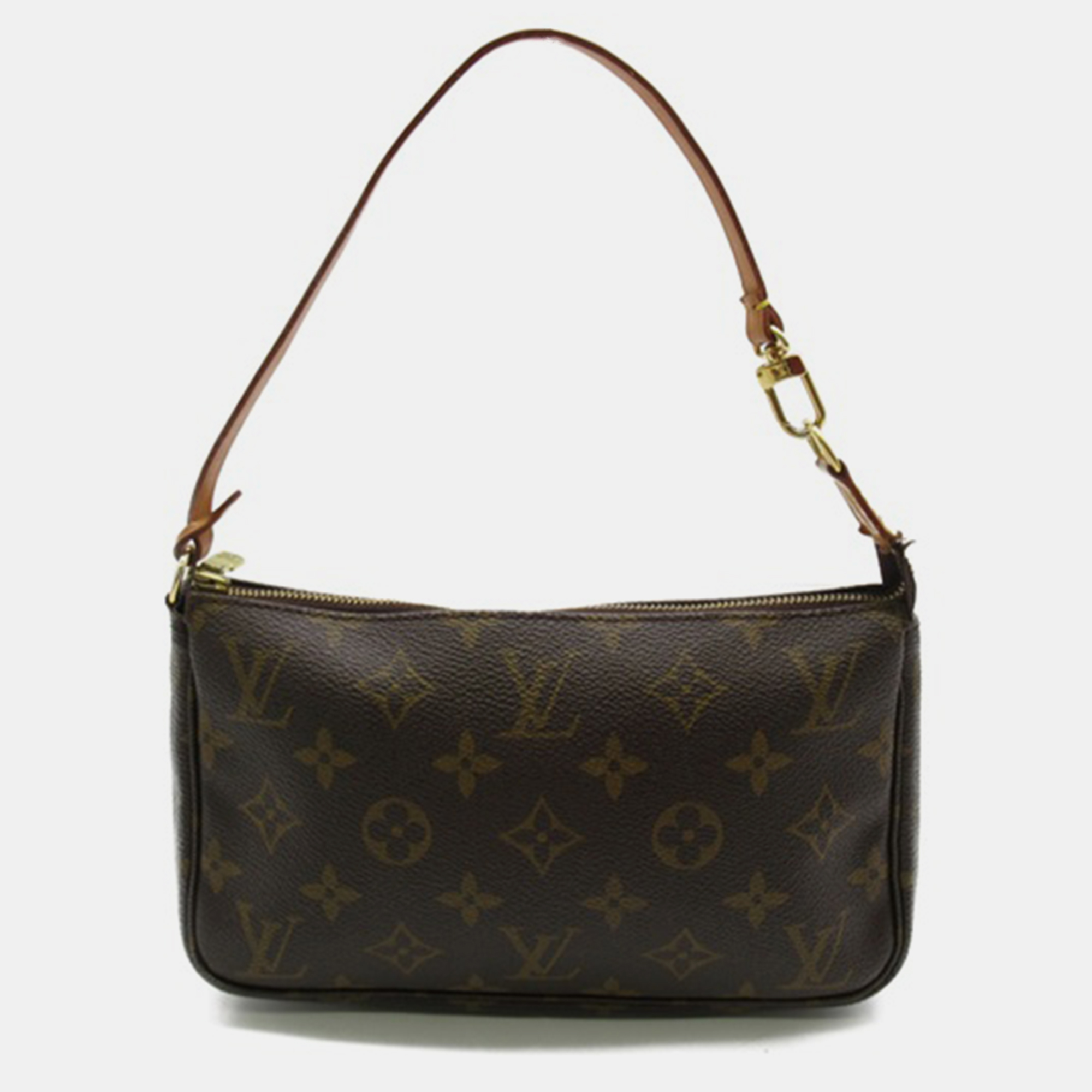 

Louis Vuitton Brown Canvas Monogram Pochette Accessoires Shoulder Bag