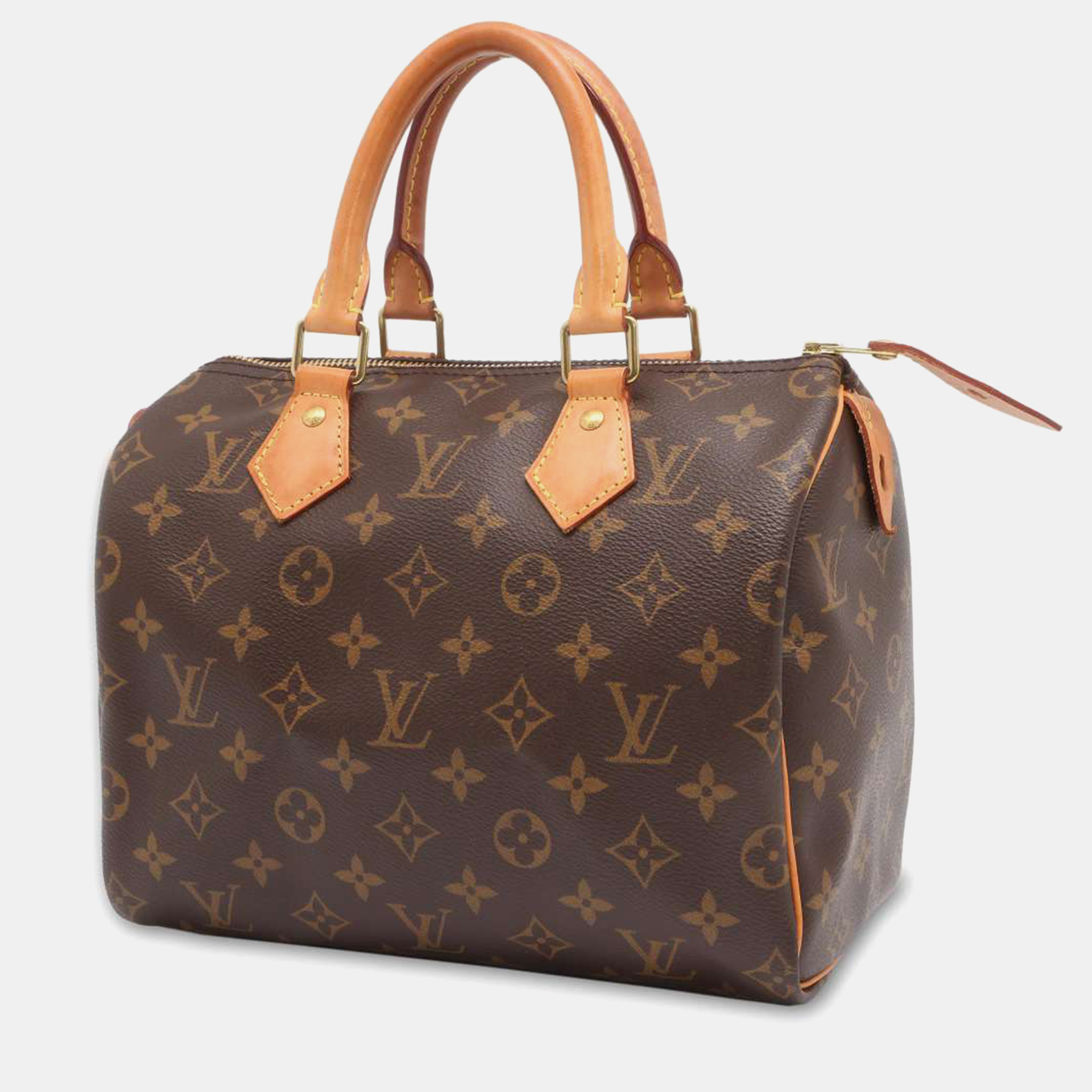 

Louis Vuitton Monogram Canvas 25 Speedy Satchel, Brown