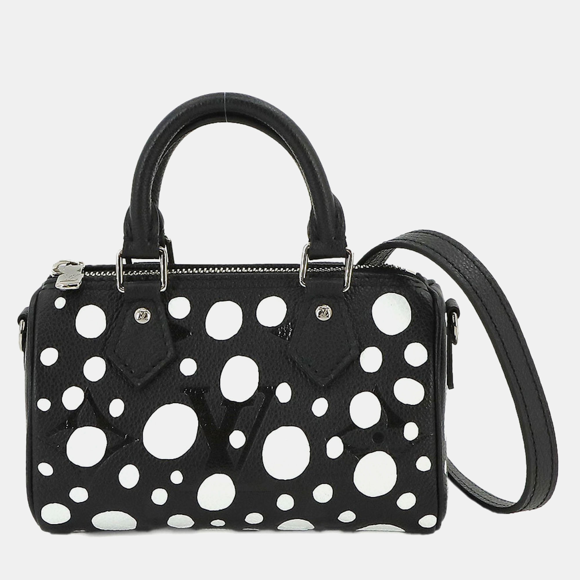 

Louis Vuitton x Yayoi Kusama Limited Edition Infinity Dots Speedy Nano Bag, Black