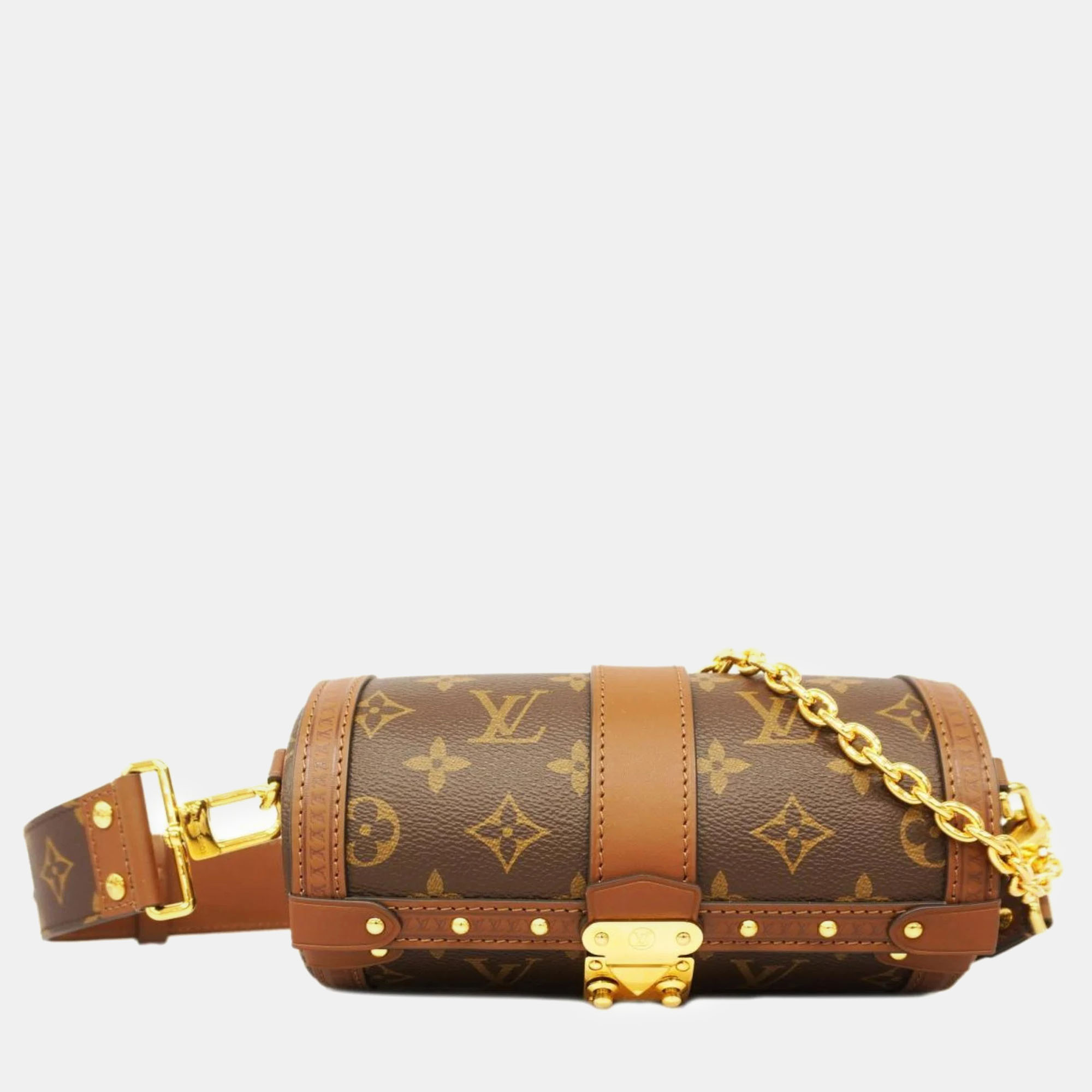 

Louis Vuitton Brown Canvas Monogram Papillon Trunk Handbag