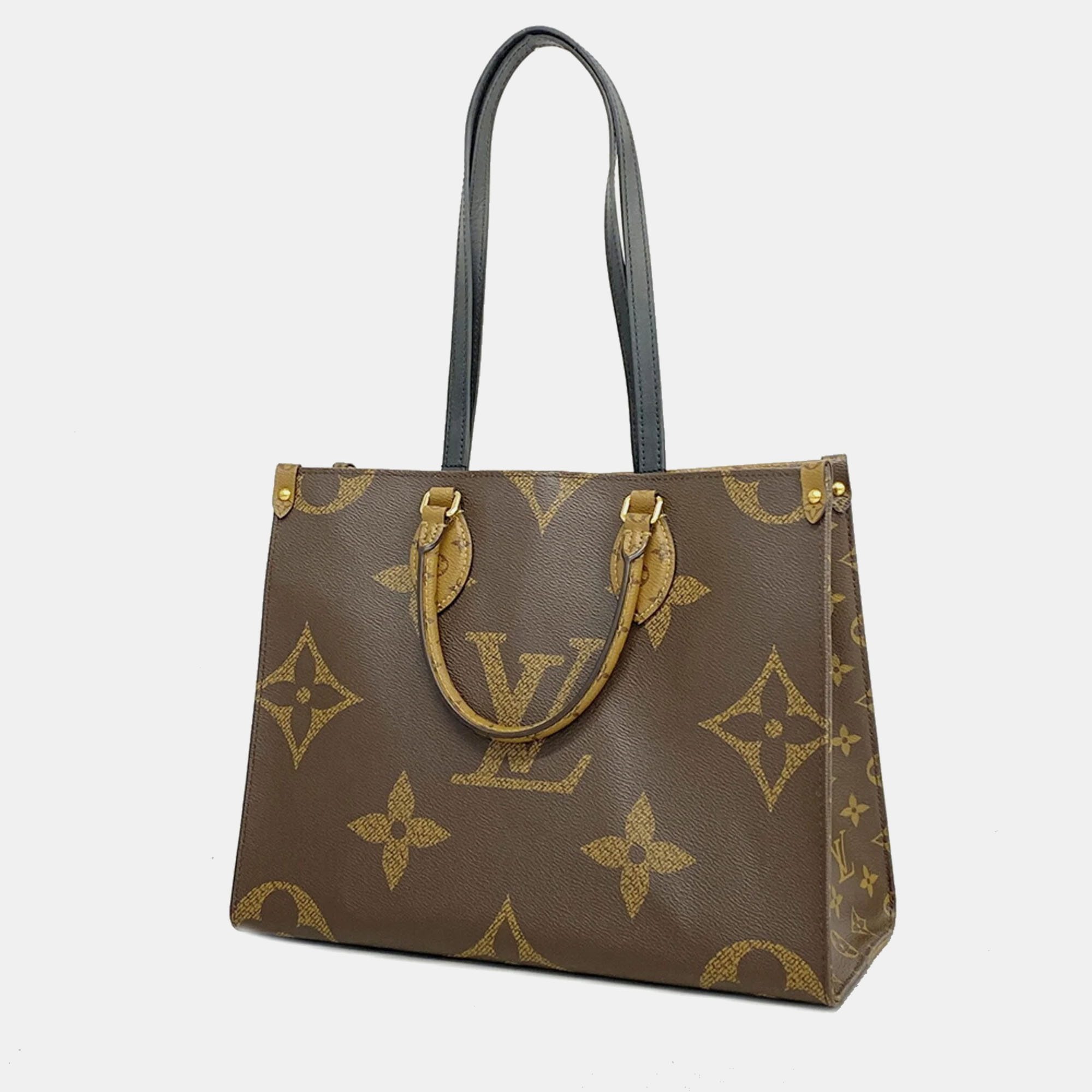 

Louis Vuitton Monogram Giant Reverse Canvas  Onthego Totes, Brown