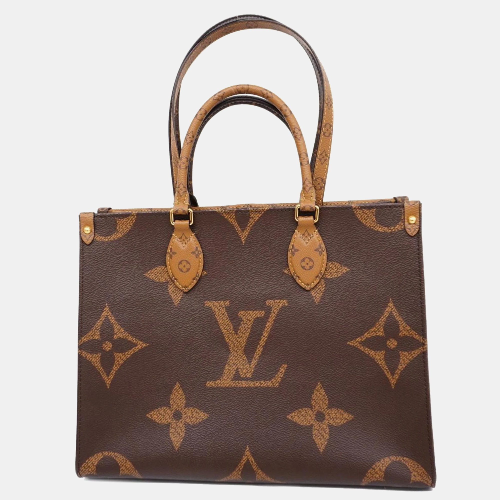 

Louis Vuitton Brown Monogram Canvas Reverse Giant Onthego Handbag