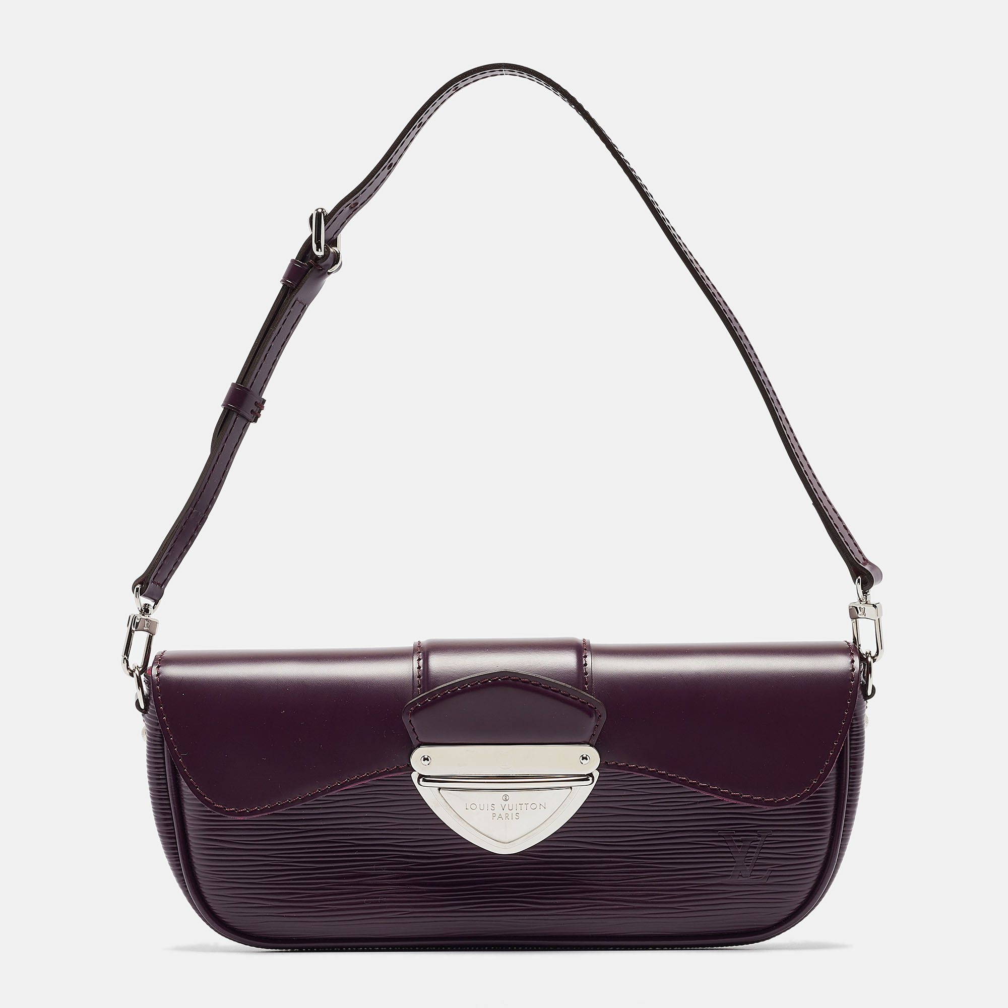 

Louis Vuitton Cassis Epi Leather Montaigne Clutch Bag, Purple