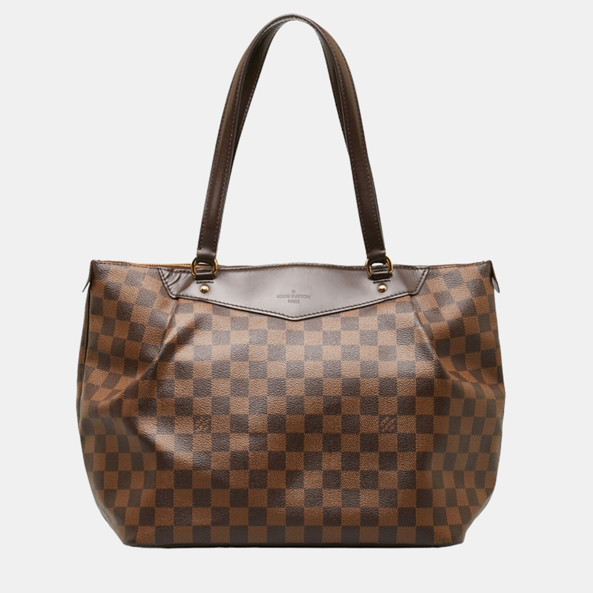 

Louis Vuitton Brown Canvas Damier Ebene Westminster GM Totes