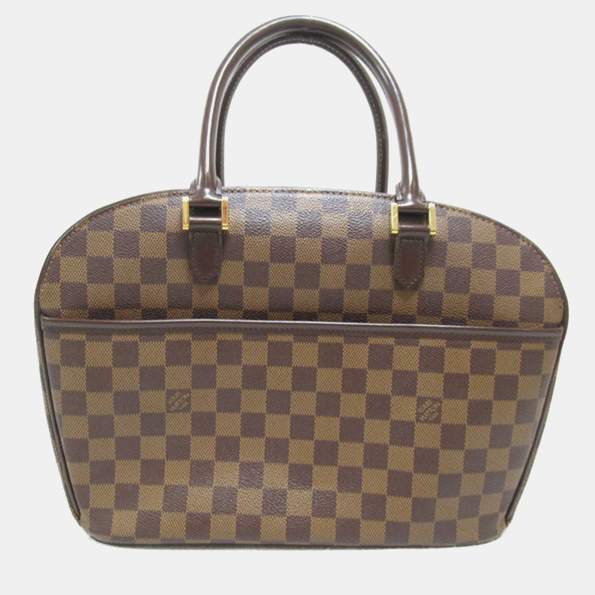 

Louis Vuitton Brown Canvas Damier Ebene Sarria Horizontal