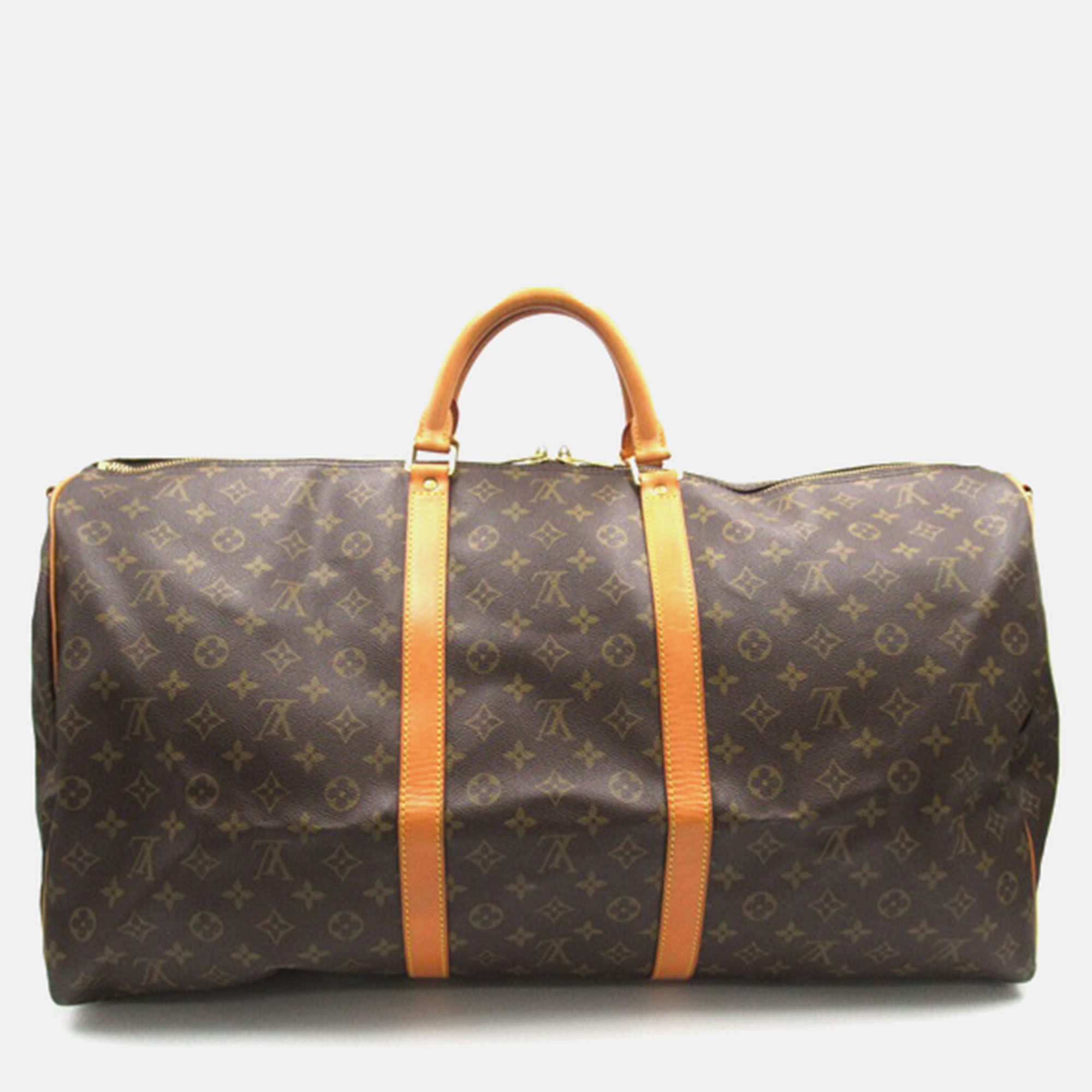 

Louis Vuitton Brown Canvas Monogram Keepall Bandouliere 60 Duffel Bags