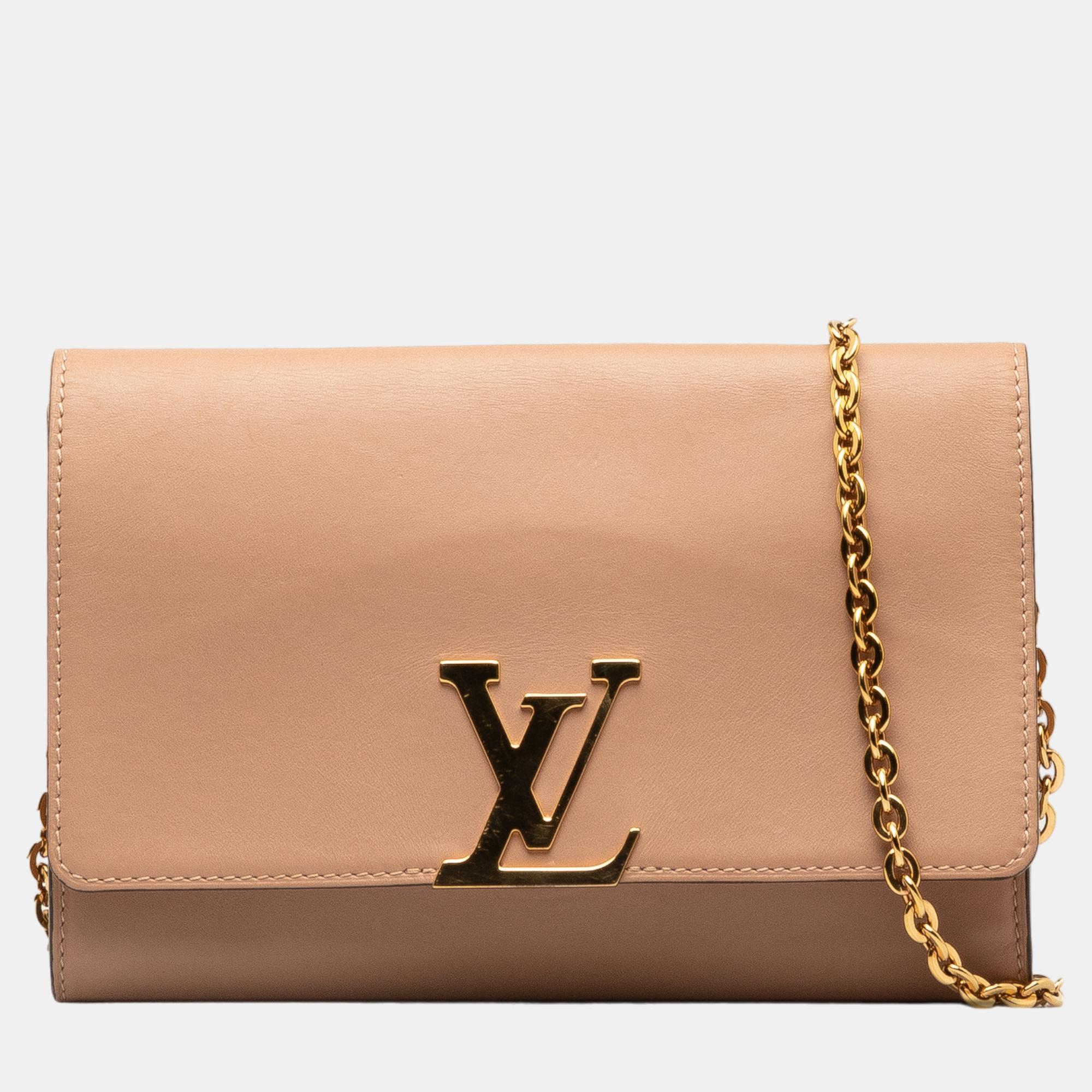 

Louis Vuitton Beige/Brown Chain Louise GM