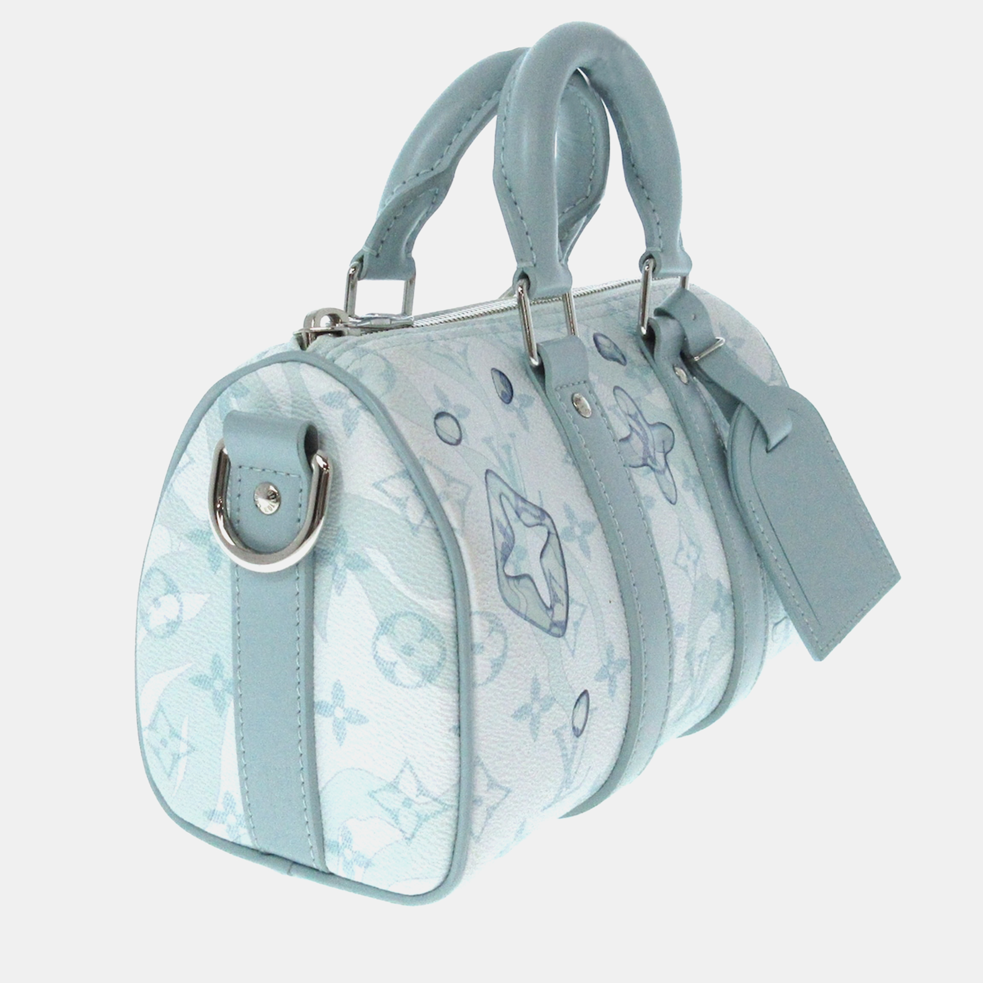 

Louis Vuitton Blue Canvas Keepall Bandouliere 25 Duffel Bags