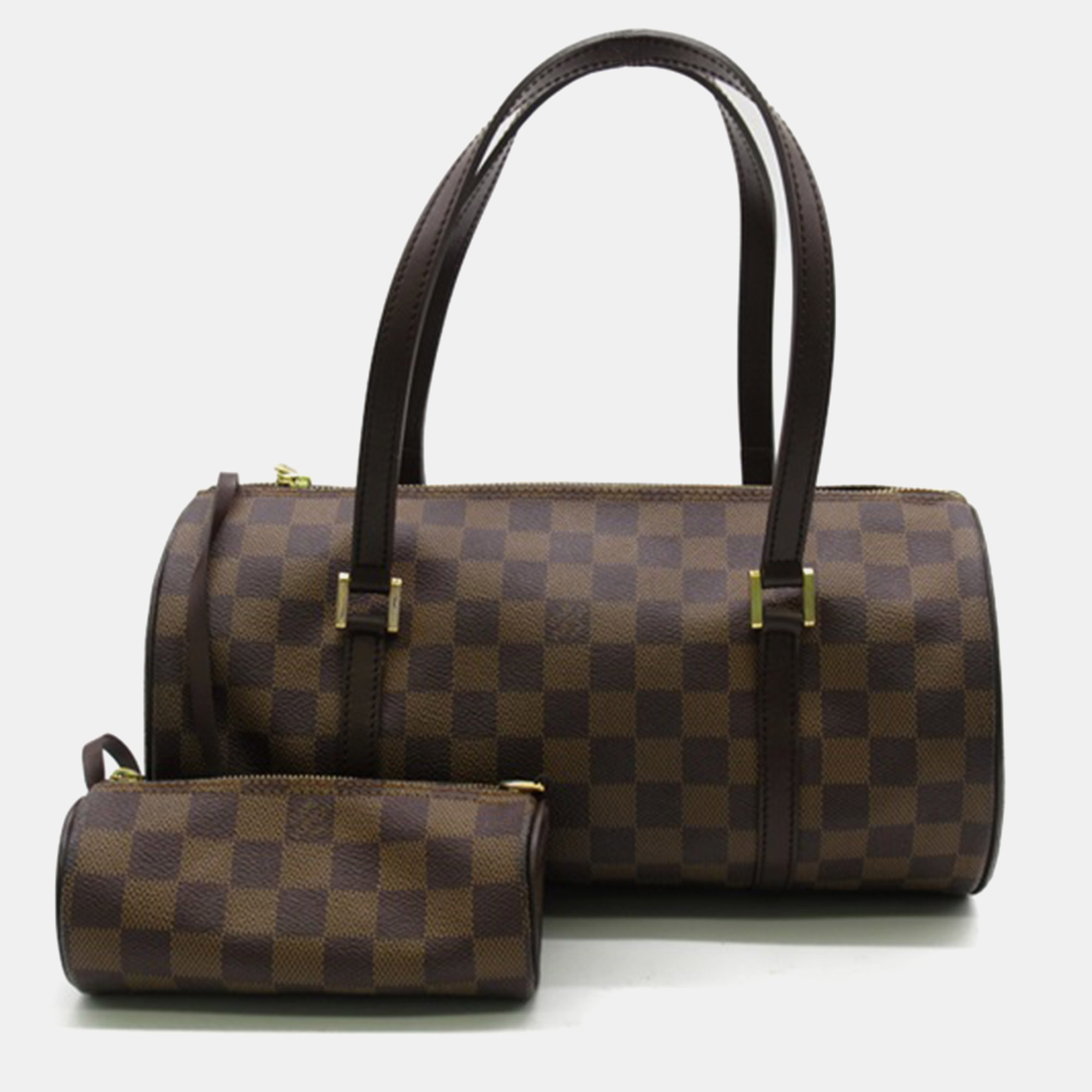 

Louis Vuitton Brown Damier Ebene Canvas Papillon 30 Satchel